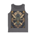 Dragonfly Art Tank Top — Vintage Botanical Graphic for Men
