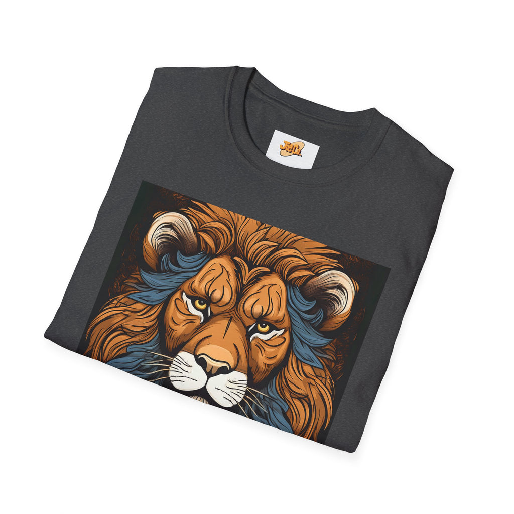 Majestic Lion Graphic T-Shirt — Bold Vintage Mane Artwork
