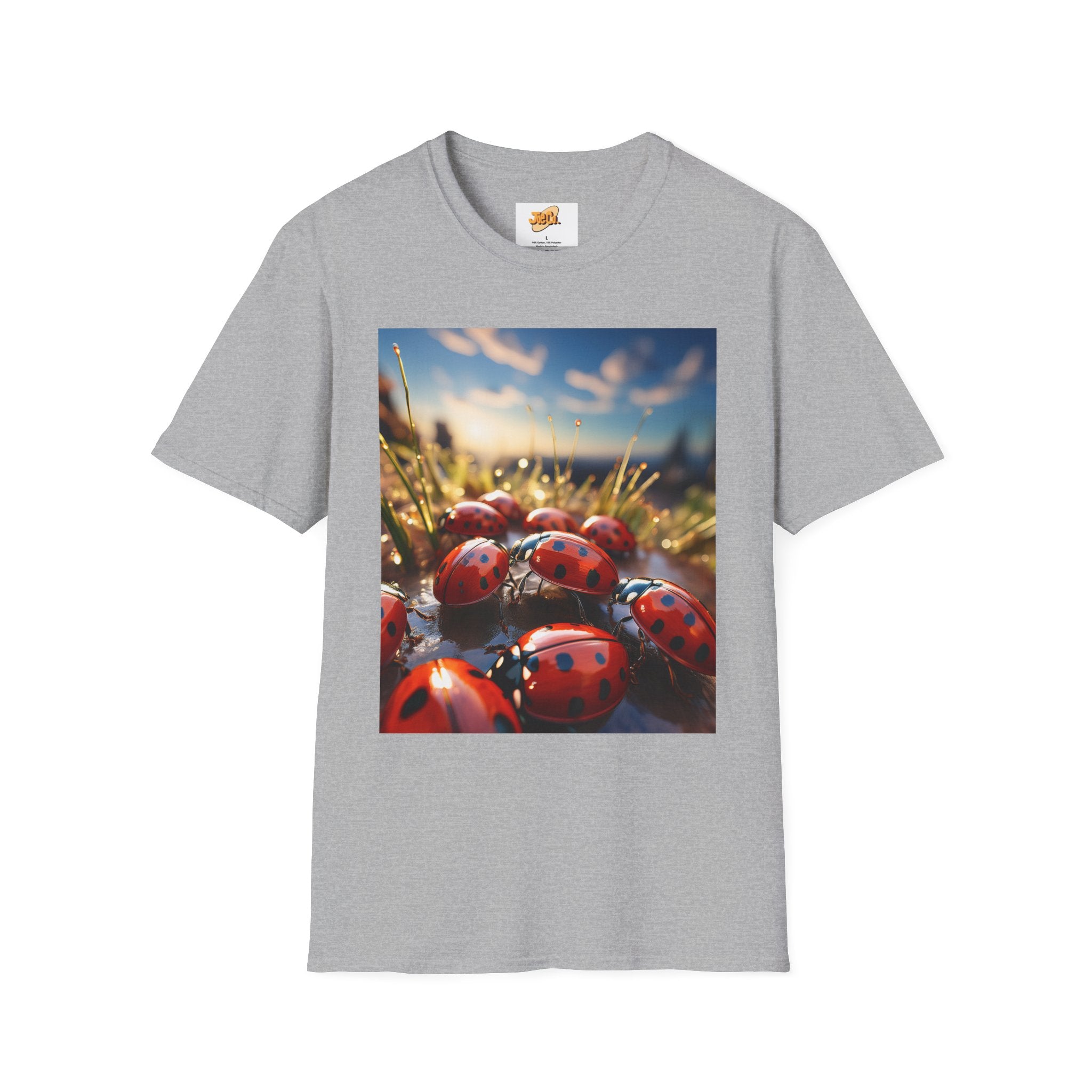 Ladybug Photo T-Shirt — Charming Nature Graphic Tee