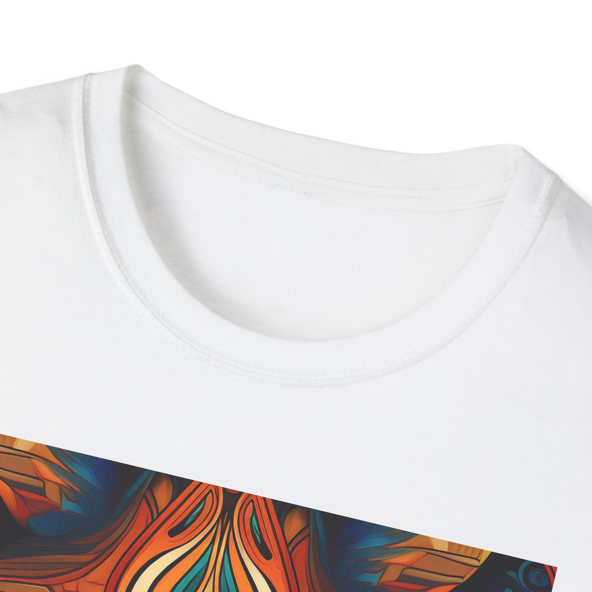 Lion Mandala T-Shirt — Colorful Psychedelic Lion Graphic Tee