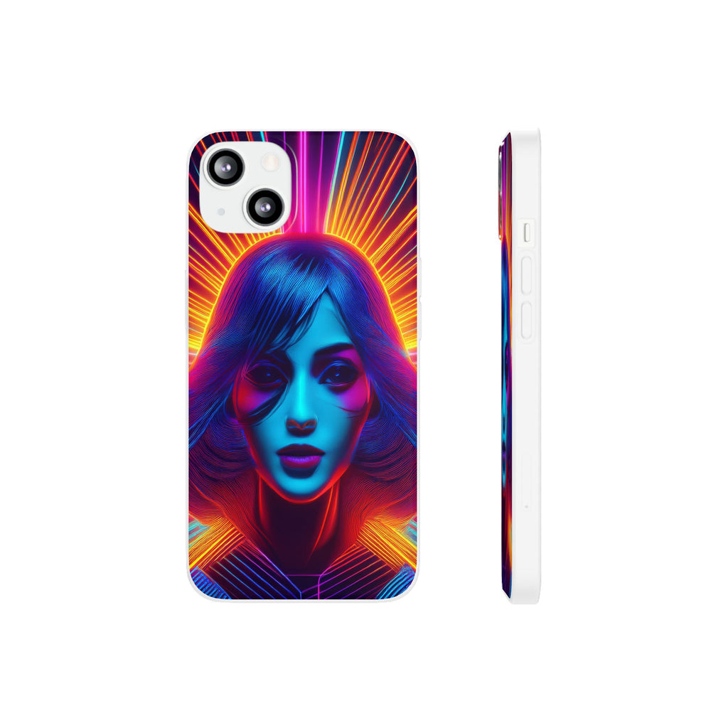 Phone Case — Neon Retro Portrait Mandala