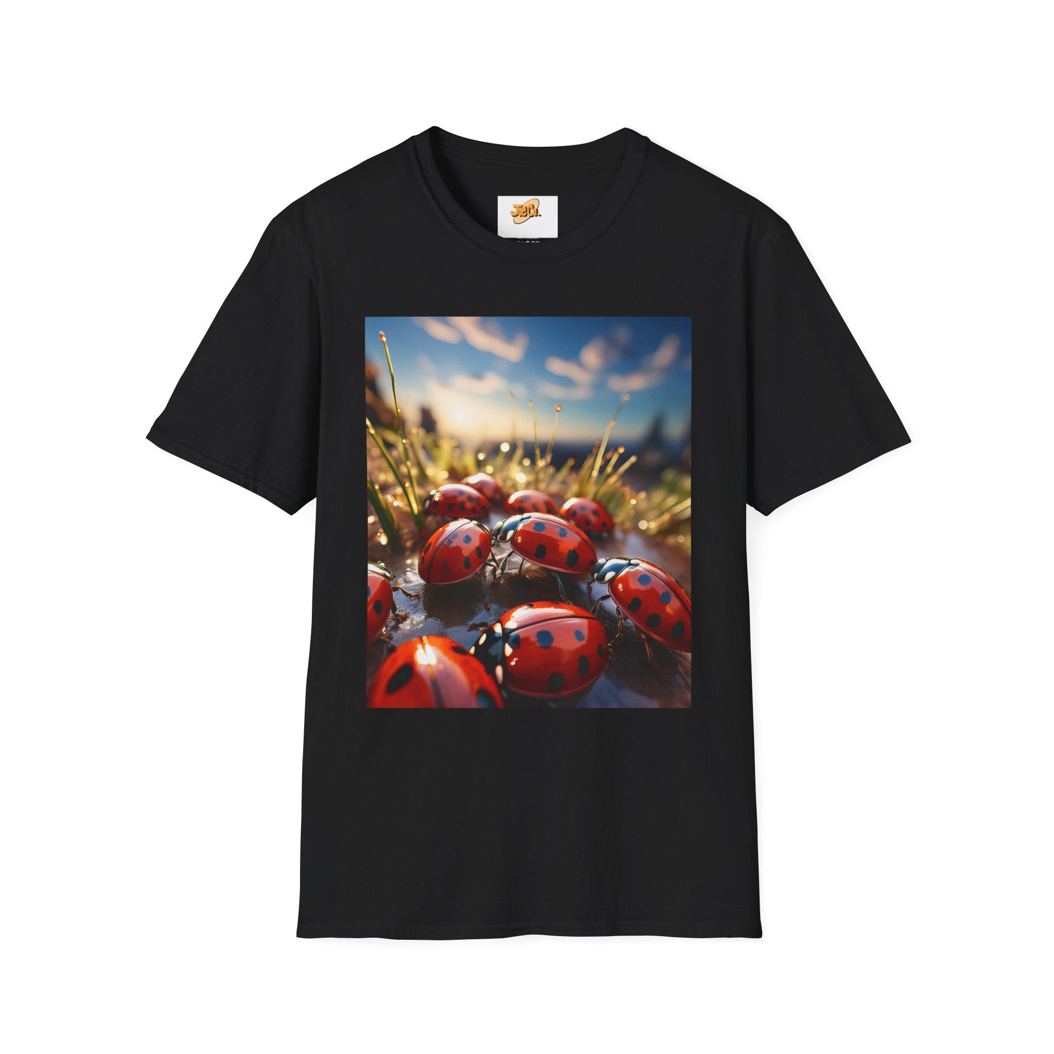Ladybug Photo T-Shirt — Charming Nature Graphic Tee