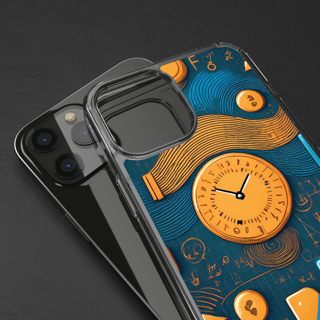 Clear Case — Abstract Clockwork Design Phone Case
