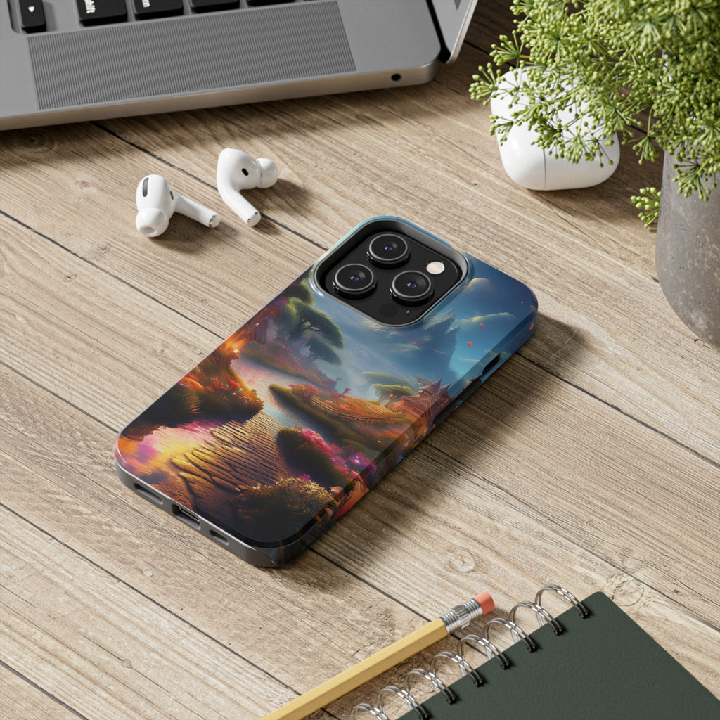 Tough Phone Case — Enchanted Pathway Fantasy Landscape
