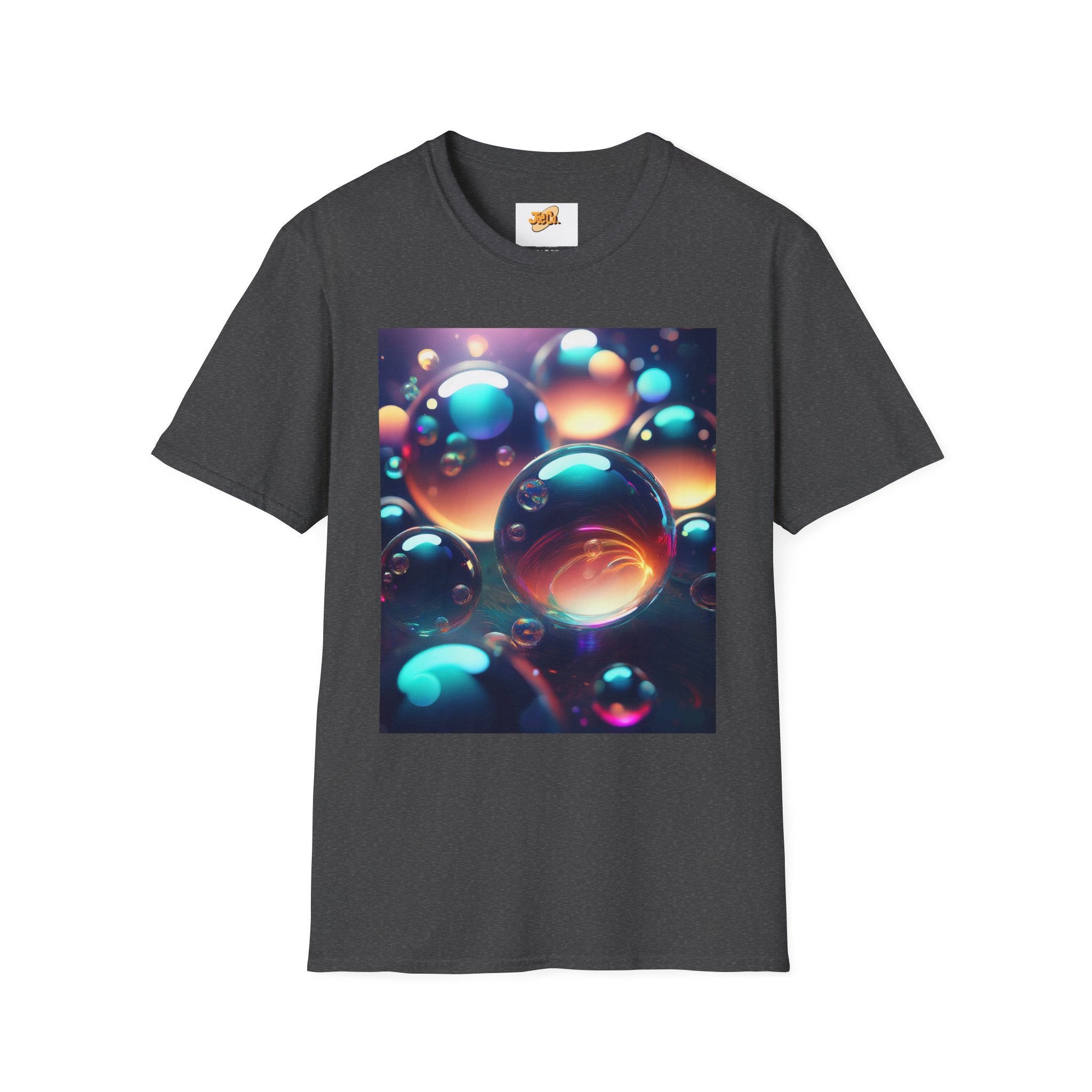 Bubble Galaxy T-Shirt — Colorful 3D Bubble Art Tee