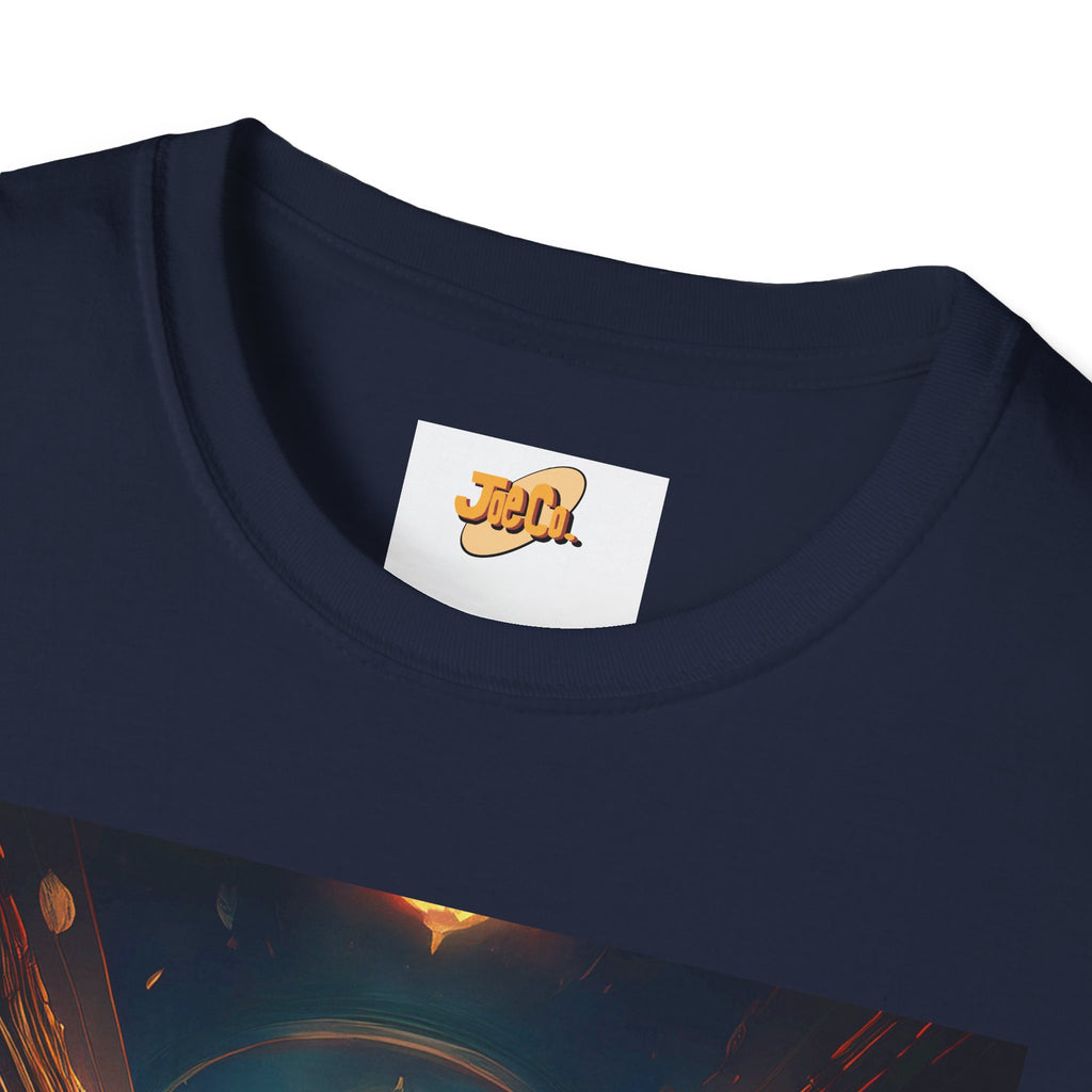 Cyberpunk Alley T-Shirt — Neon Futuristic Street Scene