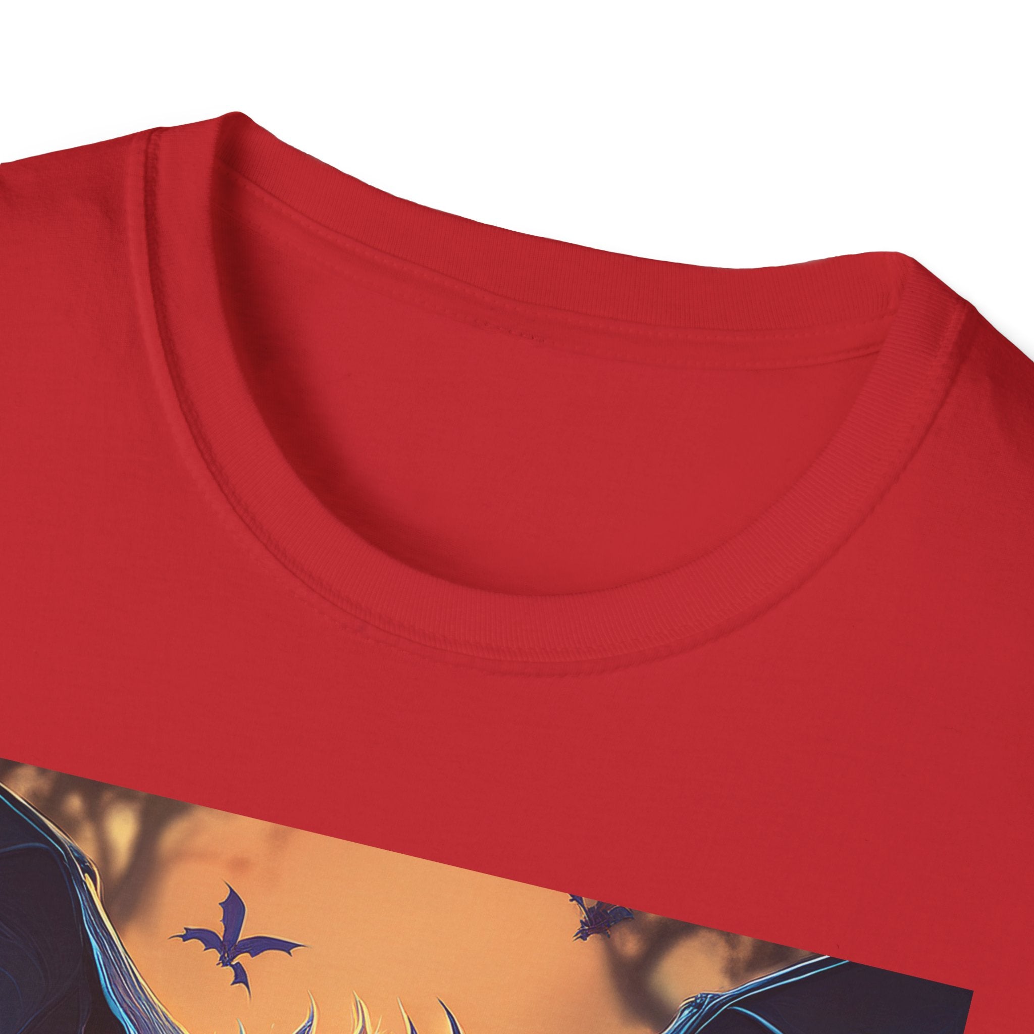 Halloween Demon Bat T-Shirt — Spooky Glowing Monster Tee