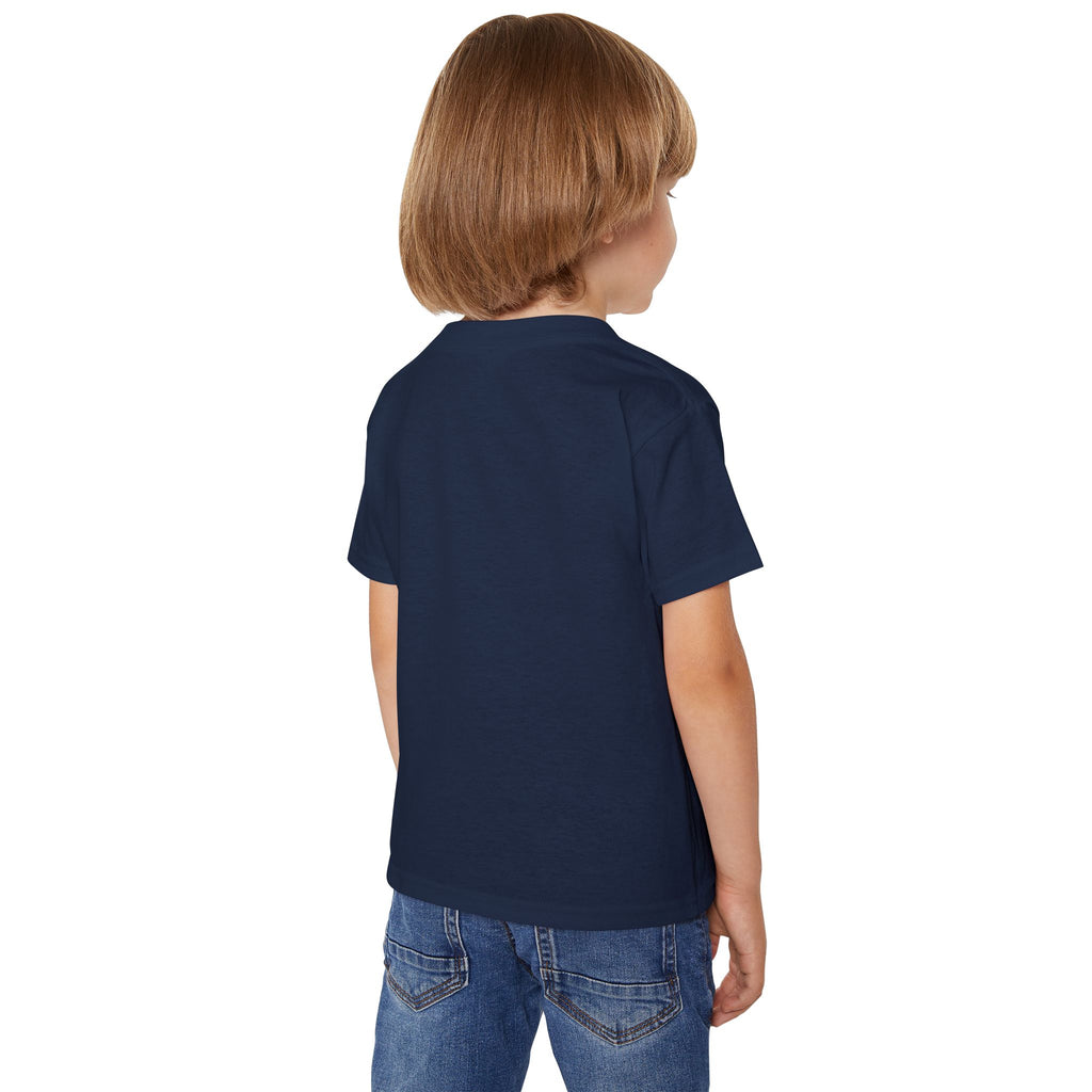 Toddler T-Shirt — Colorful Paw Prints at Sunset