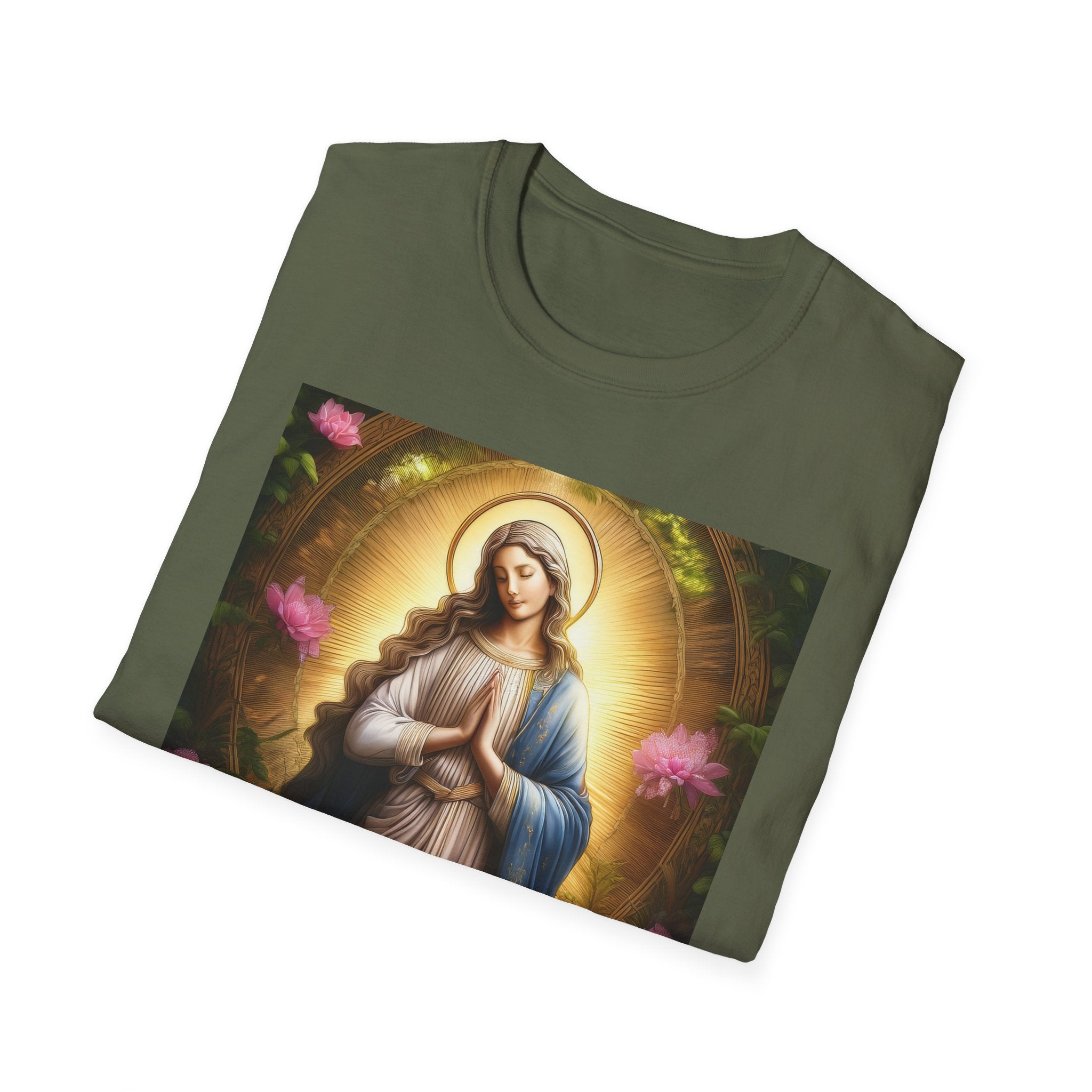 Our Lady of Guadalupe Graphic T-Shirt — Vintage Marian Religious Tee