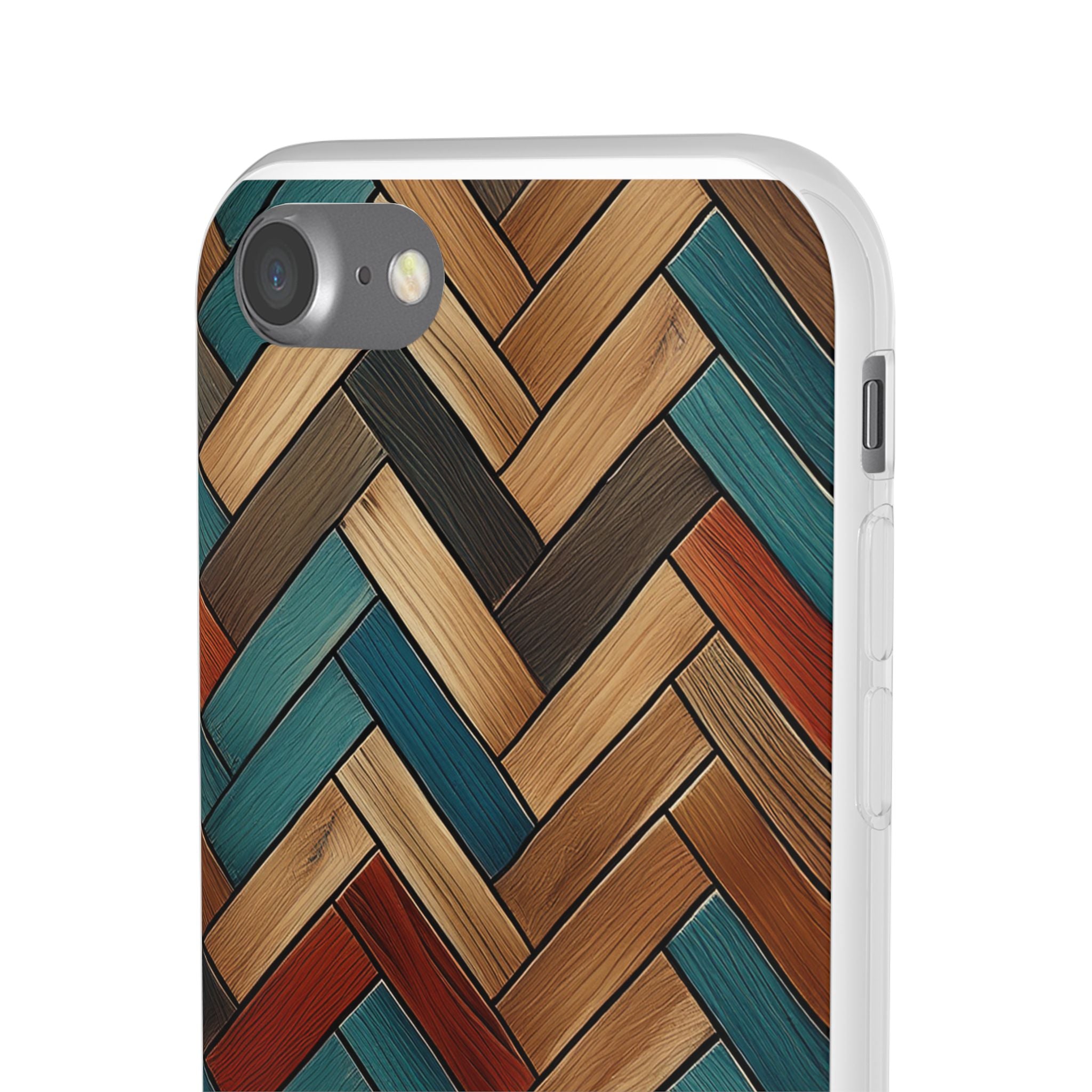 Herringbone Wood Pattern Flexi Phone Case
