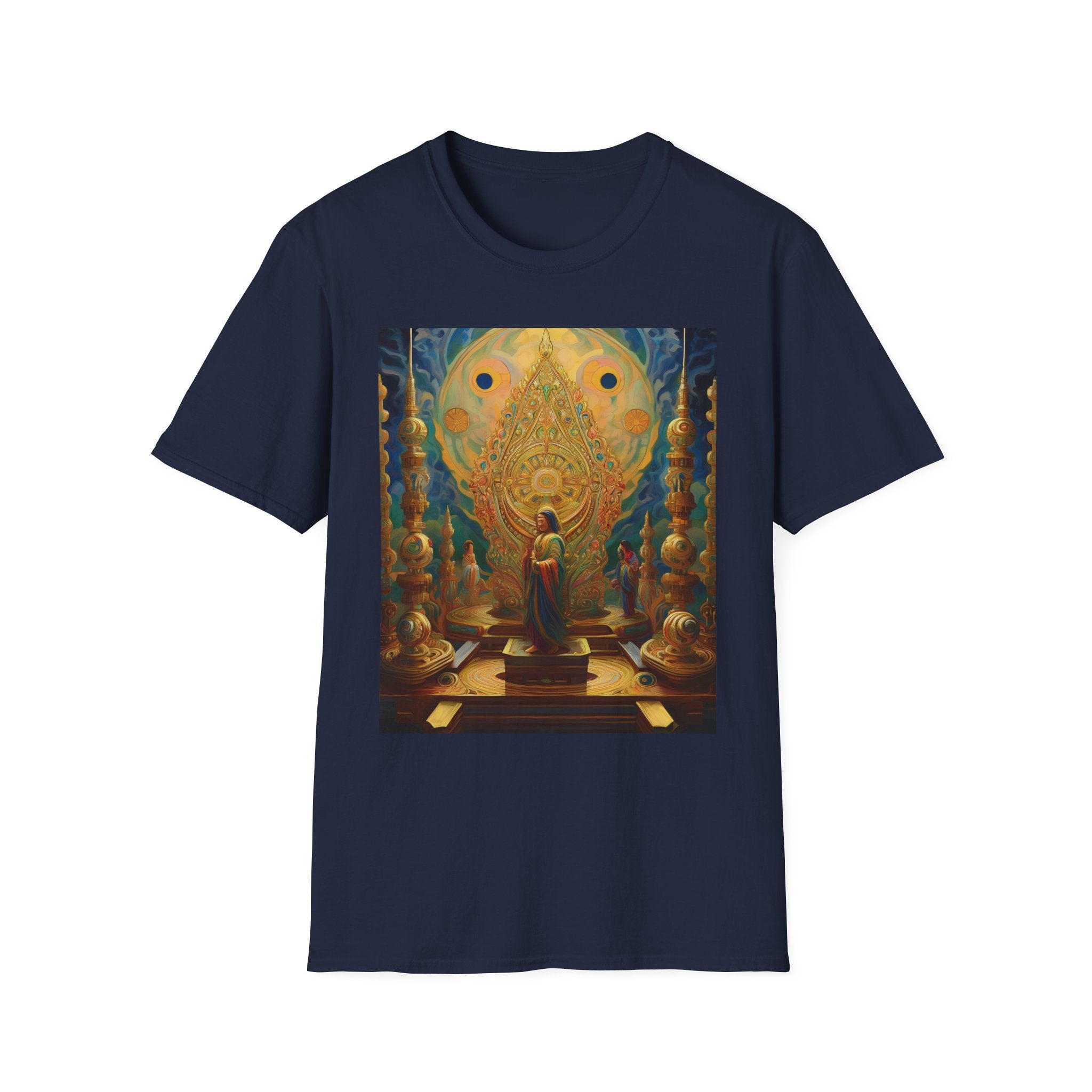 Buddha Sanctuary Art T-Shirt — Meditative Temple Graphic Tee