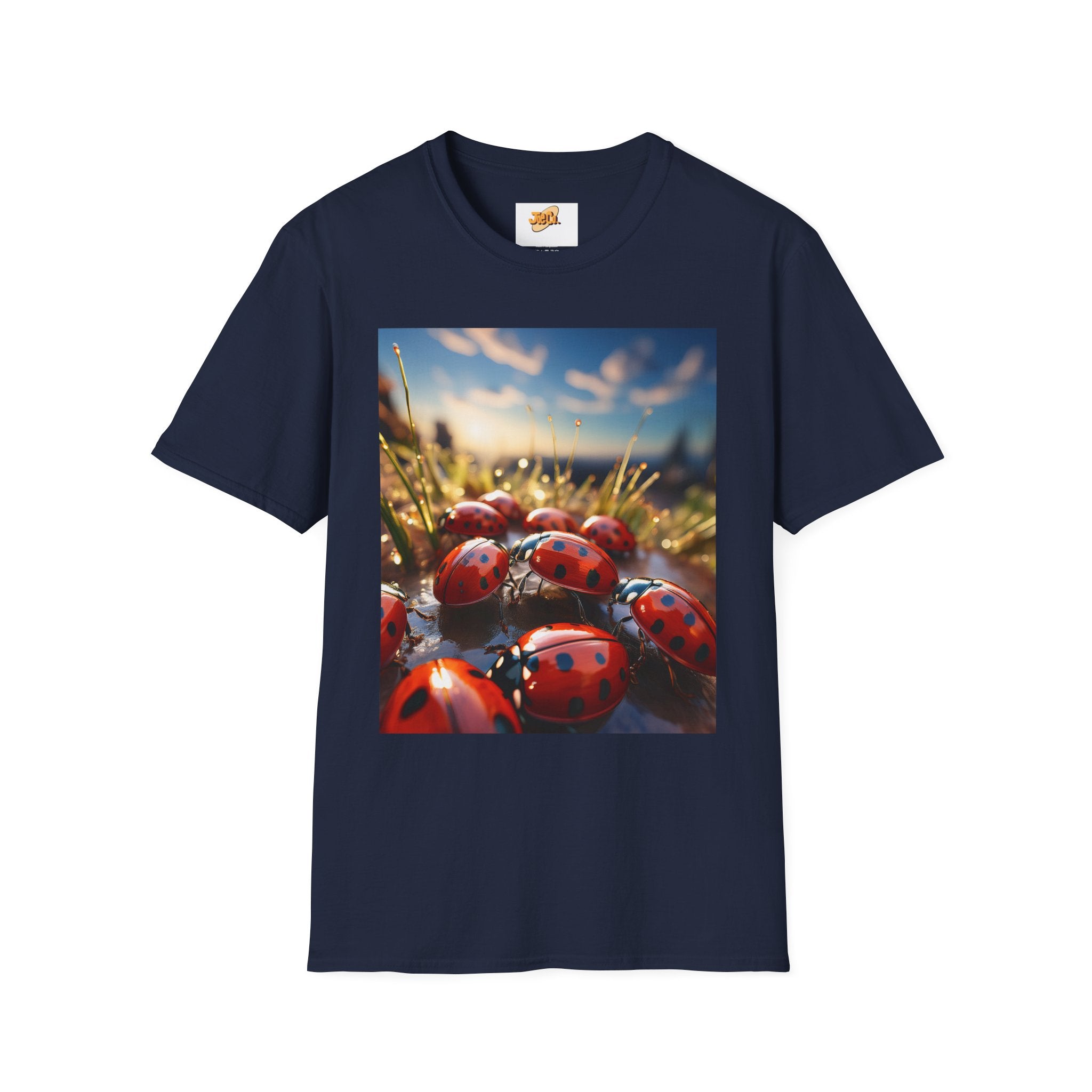 Ladybug Photo T-Shirt — Charming Nature Graphic Tee