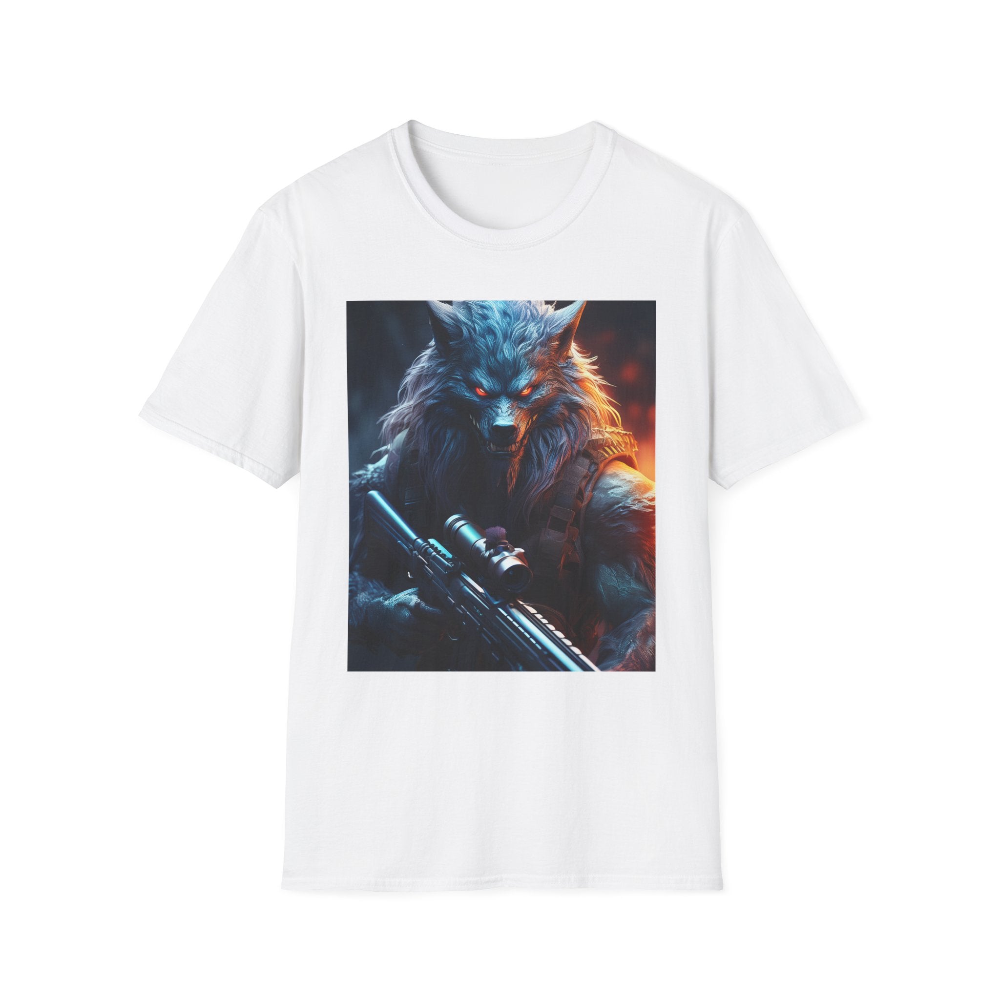 Wolf Sniper T-Shirt — Tactical Werewolf Gaming Tee