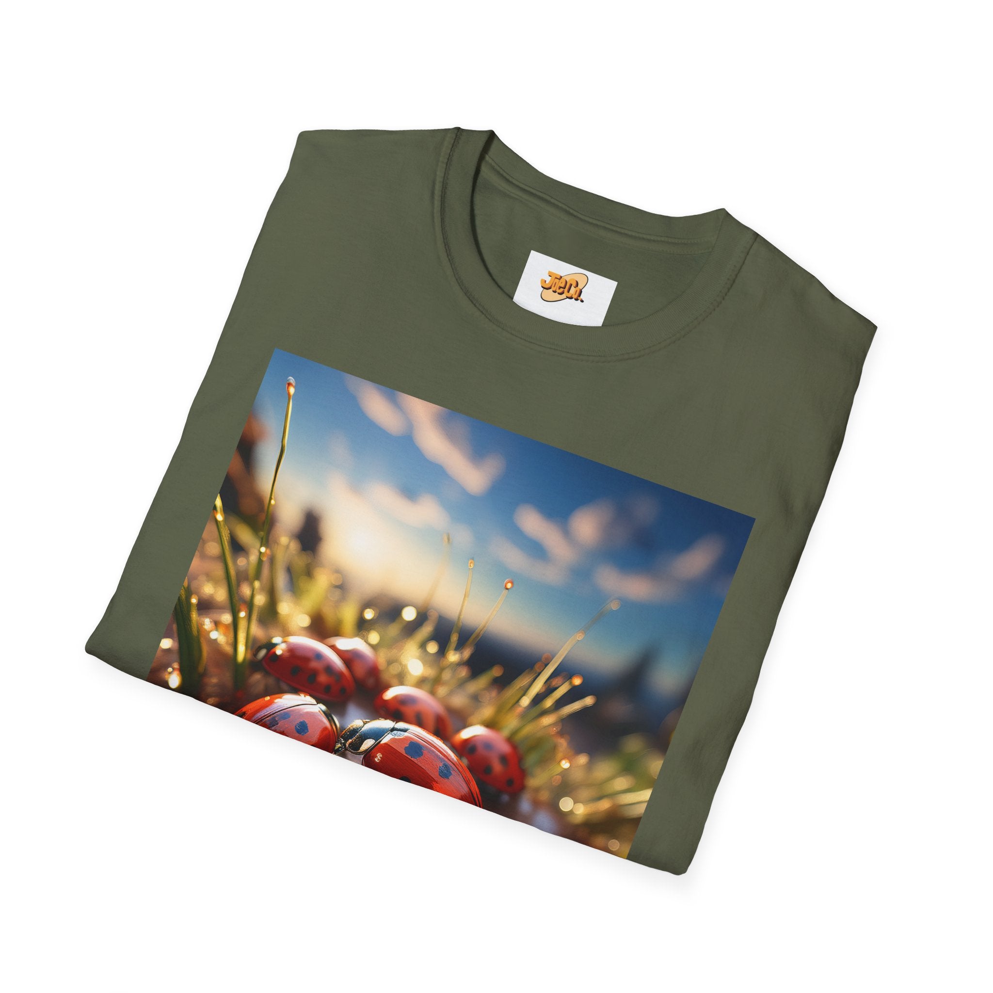 Ladybug Photo T-Shirt — Charming Nature Graphic Tee