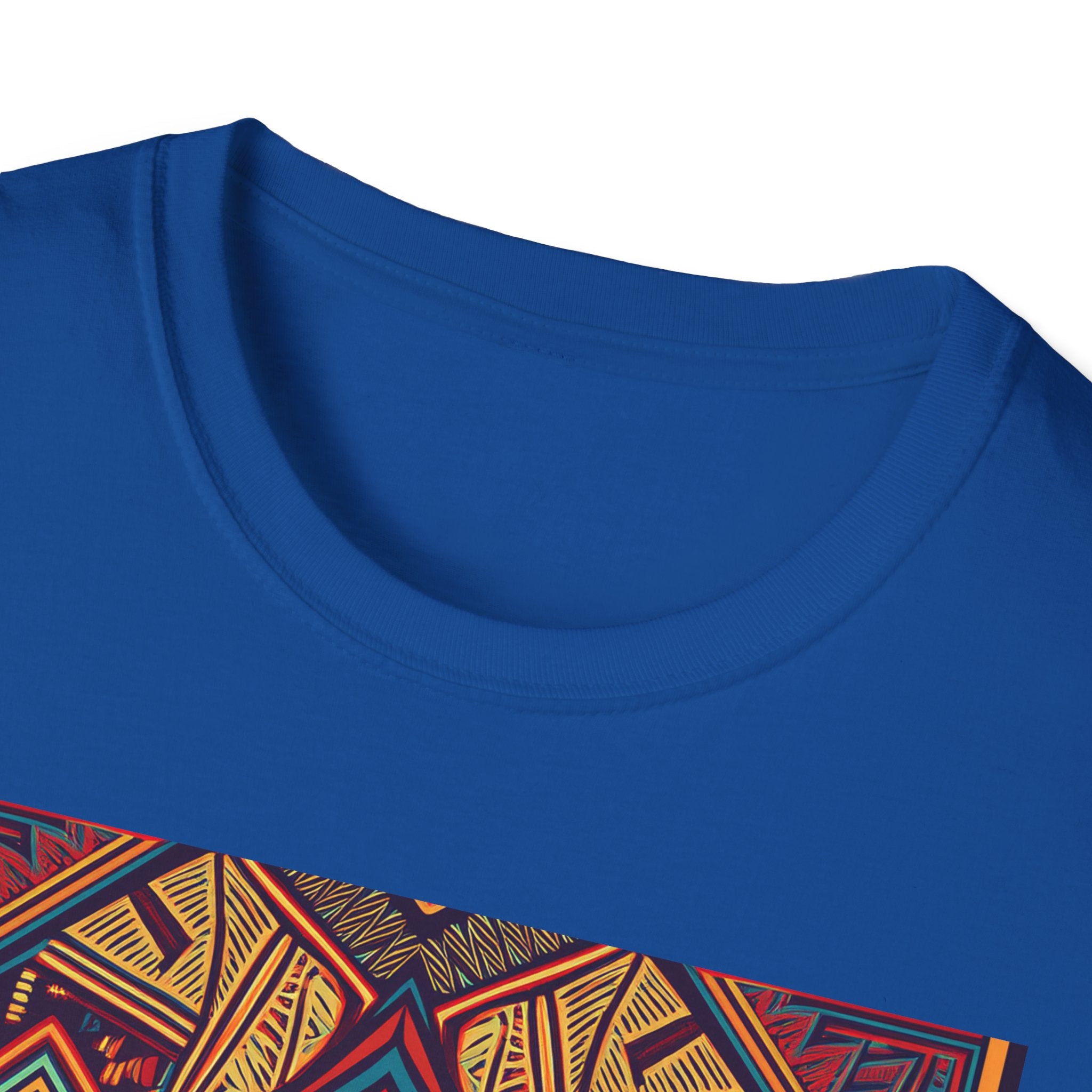 Geometric Tribal Pattern T-Shirt — Boho Vintage Aztec Graphic Tee