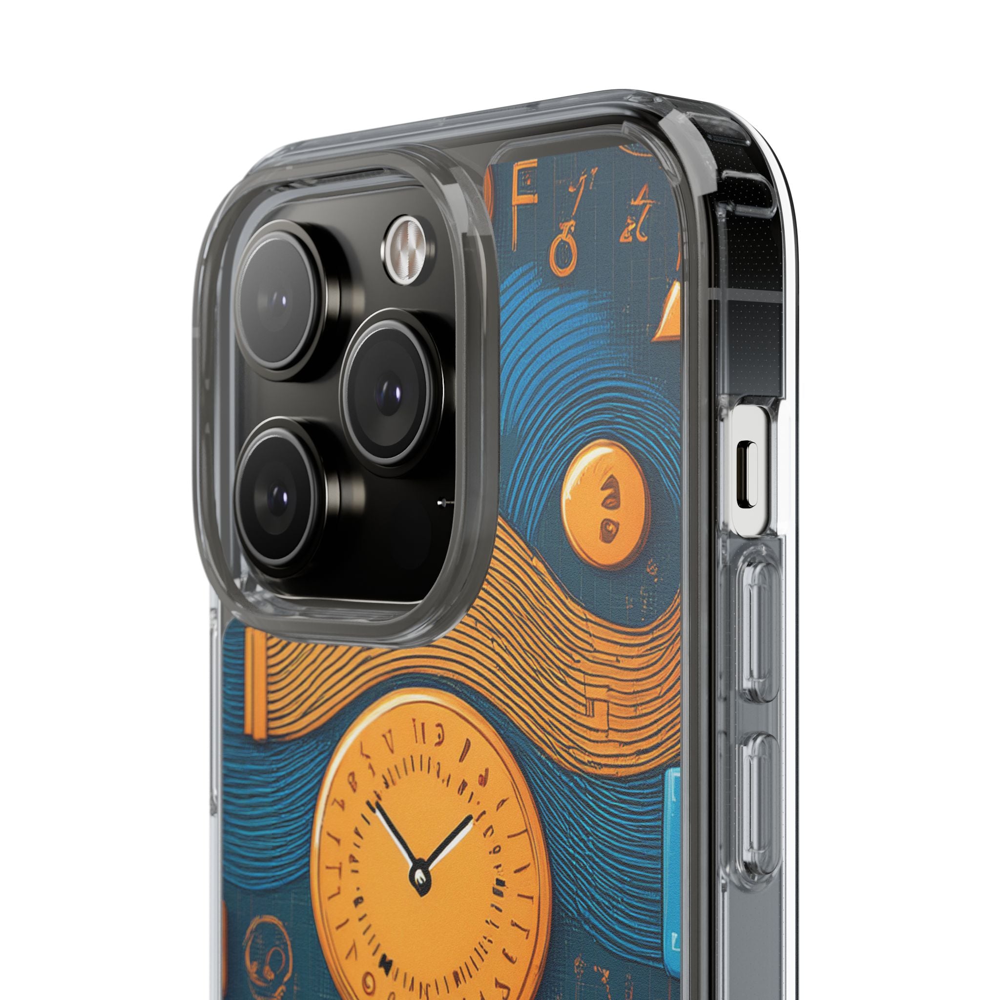 Clear Case — Abstract Clockwork Design Phone Case
