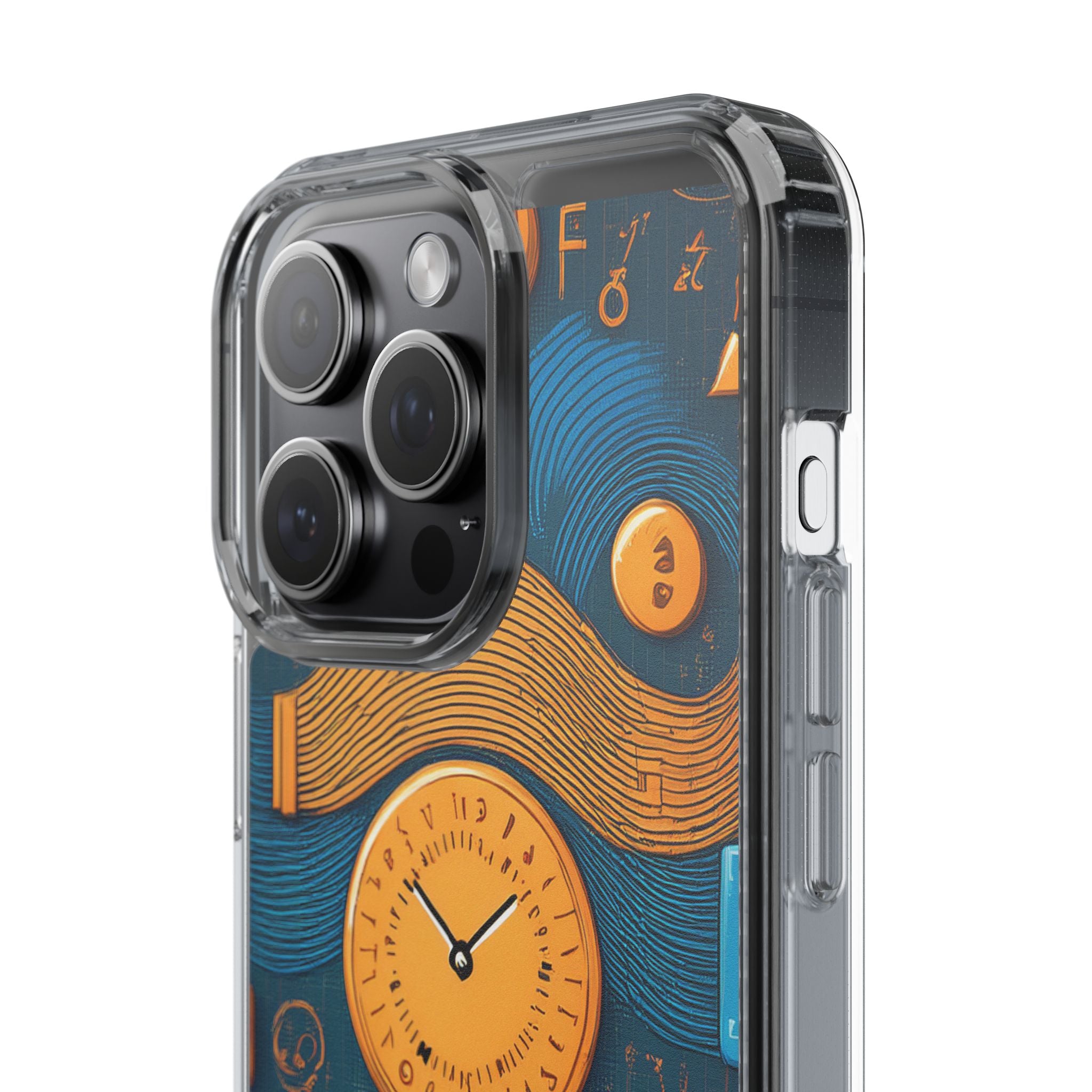 Clear Case — Abstract Clockwork Design Phone Case