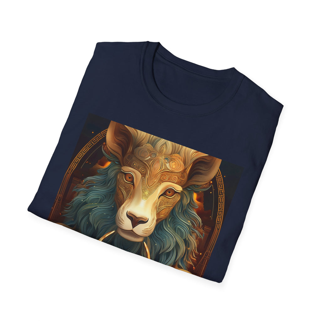 Mystic Ram & Herd Art T-Shirt — Zodiac Capricorn Goat Graphic Tee