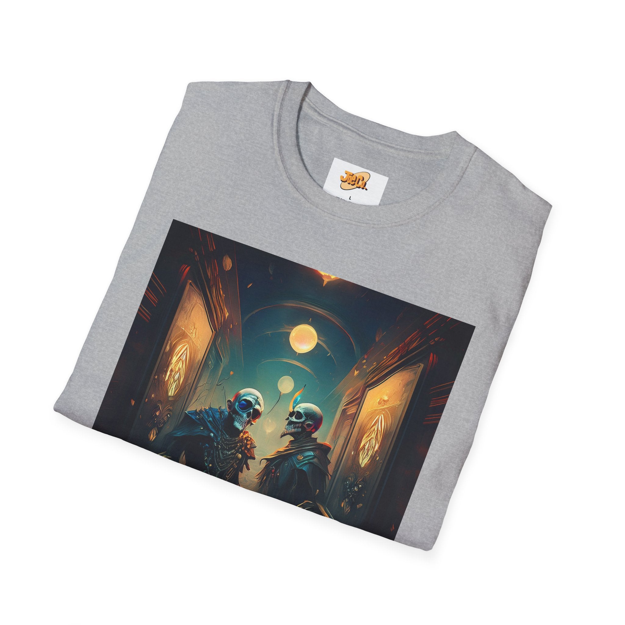 Cyberpunk Alley T-Shirt — Neon Futuristic Street Scene