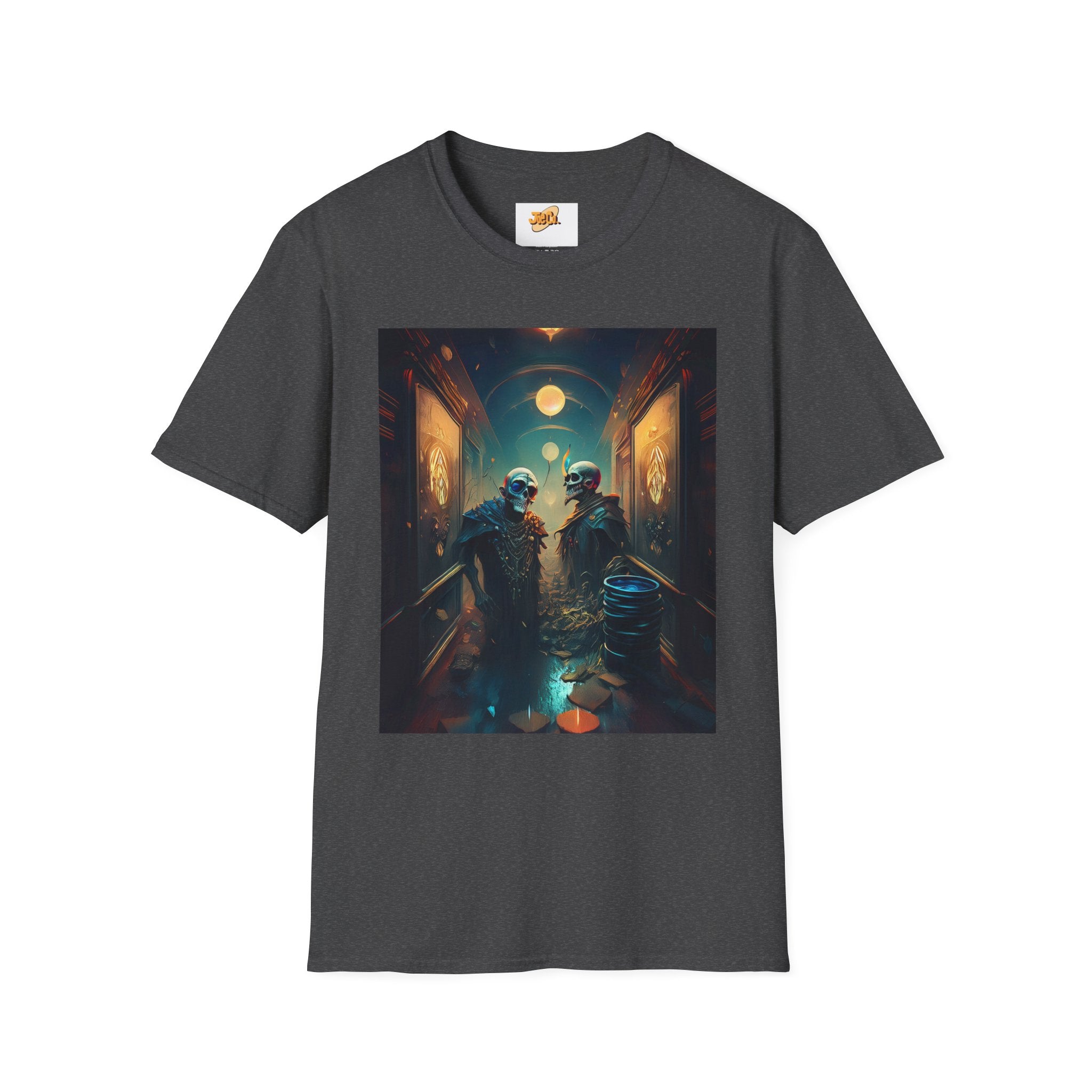 Cyberpunk Alley T-Shirt — Neon Futuristic Street Scene