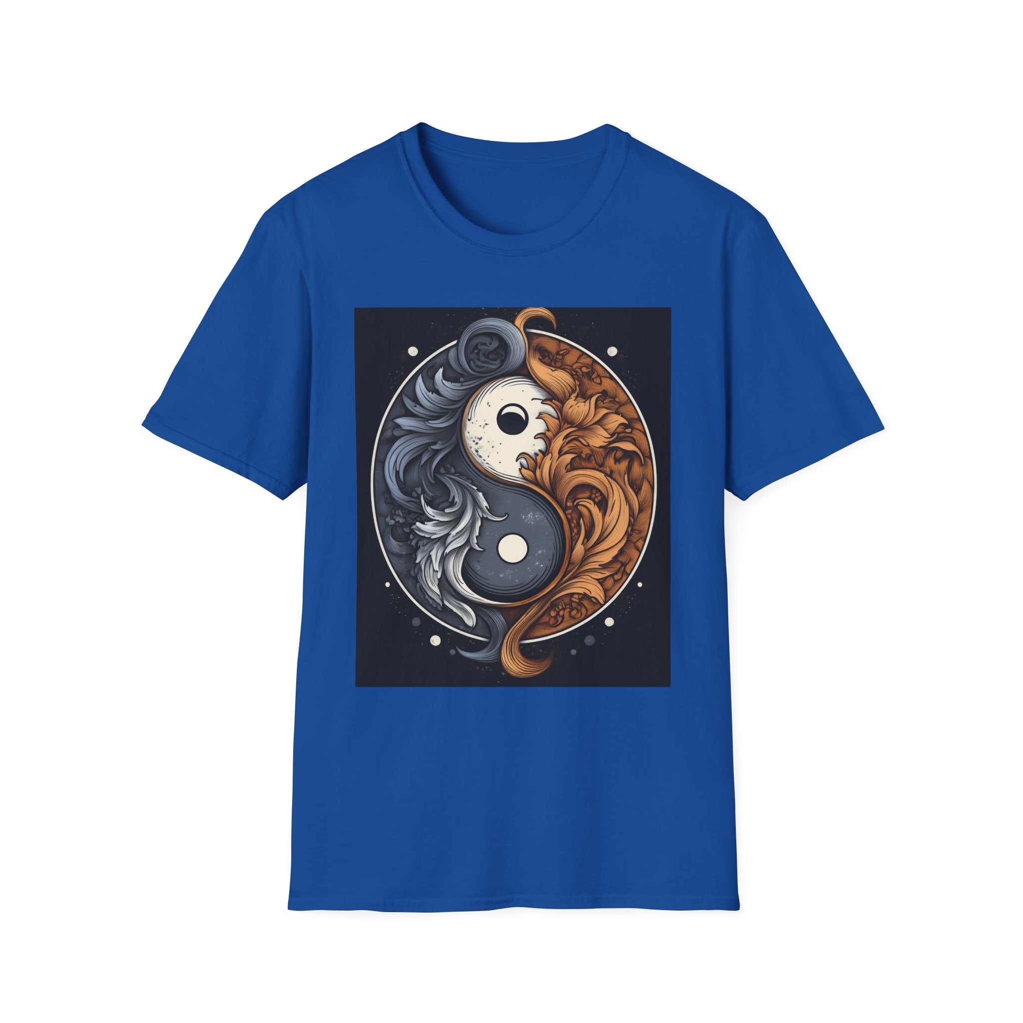 Yin Yang Dragon T-Shirt – Fire & Ice Balance Graphic Tee