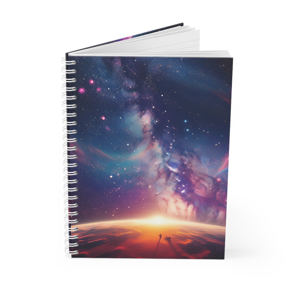 Galaxy Spiral Notebook — Cosmic Night Sky Journal for Writing & Sketching