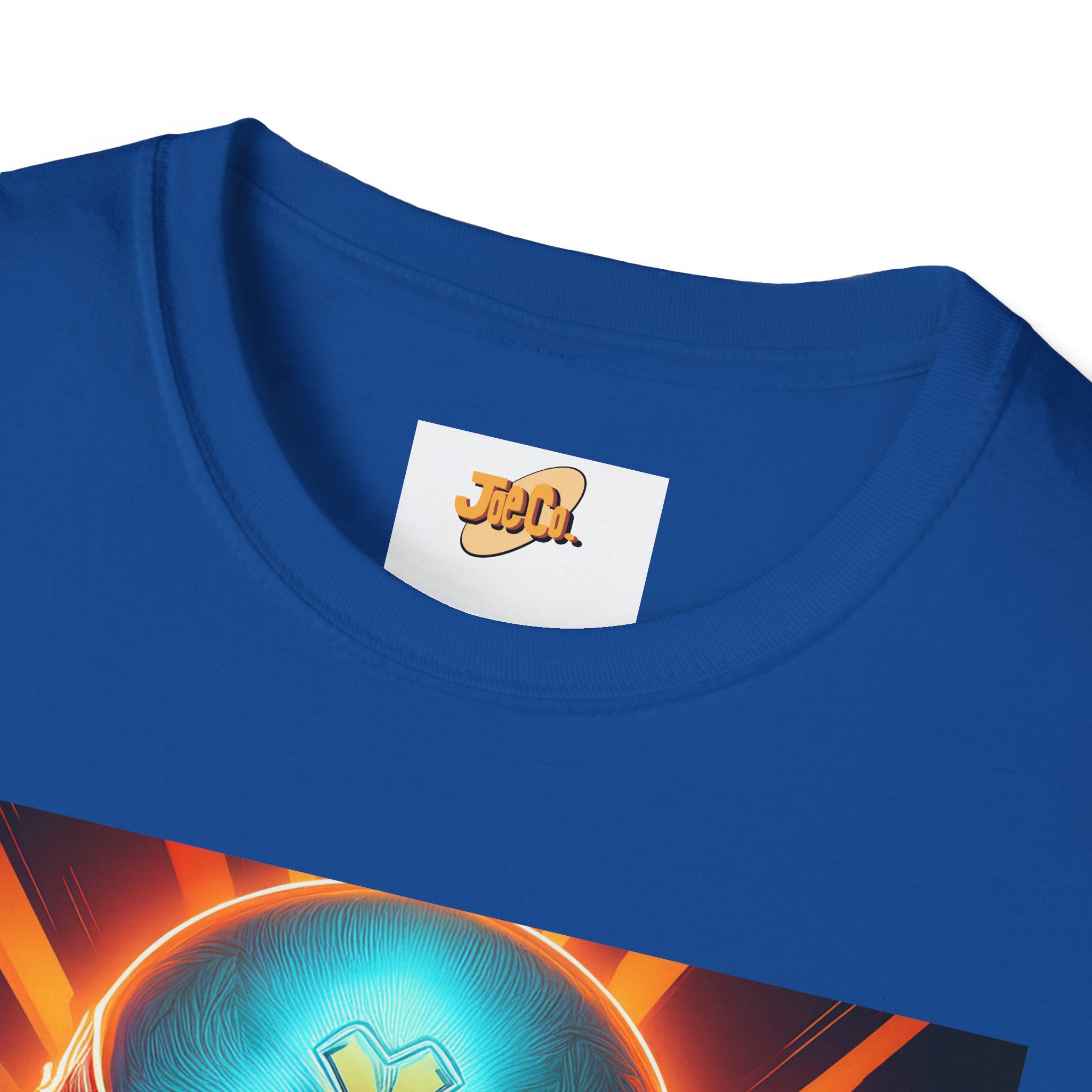 Mystic Raven Graphic T-Shirt — Neon Bird Art Tee