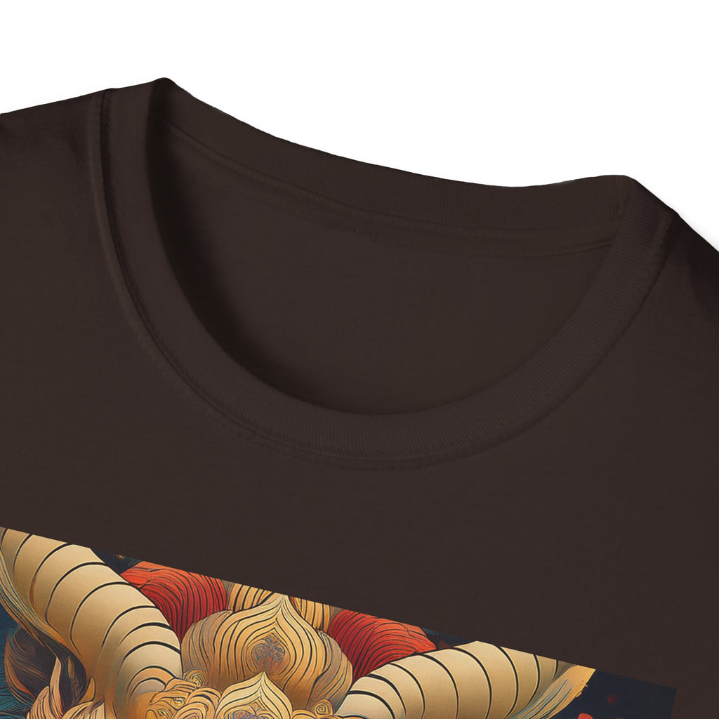 Dragon Mask T-Shirt — Asian Mythic Dragon Art Tee