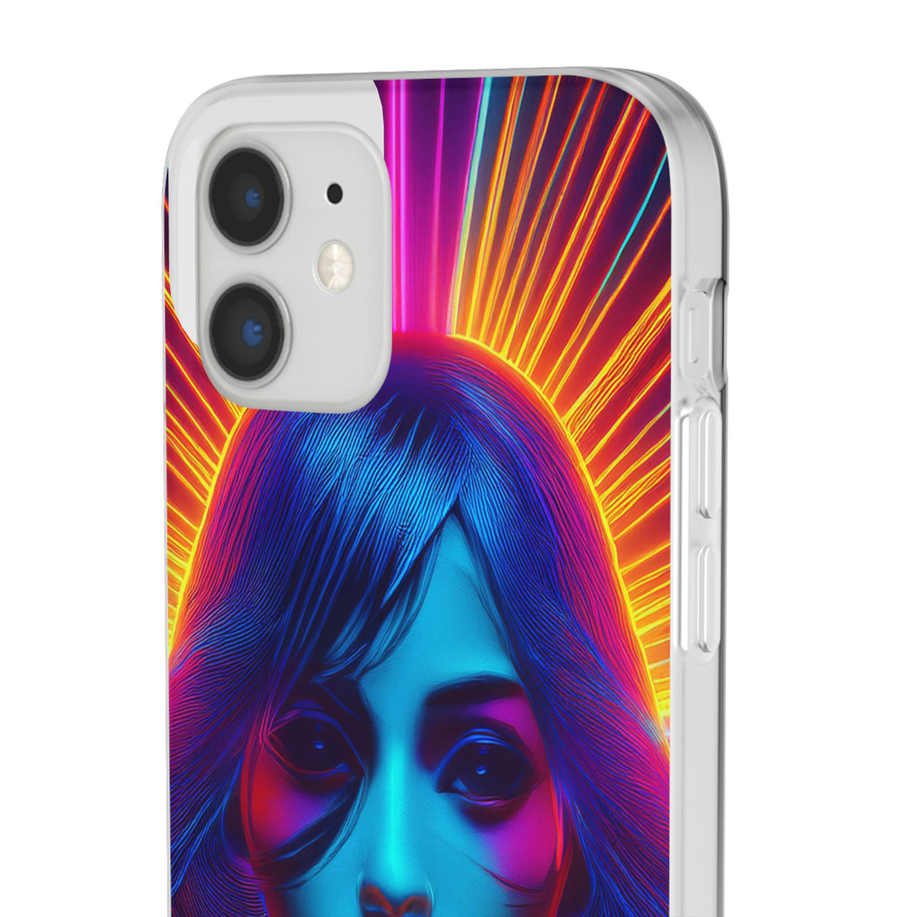Phone Case — Neon Retro Portrait Mandala
