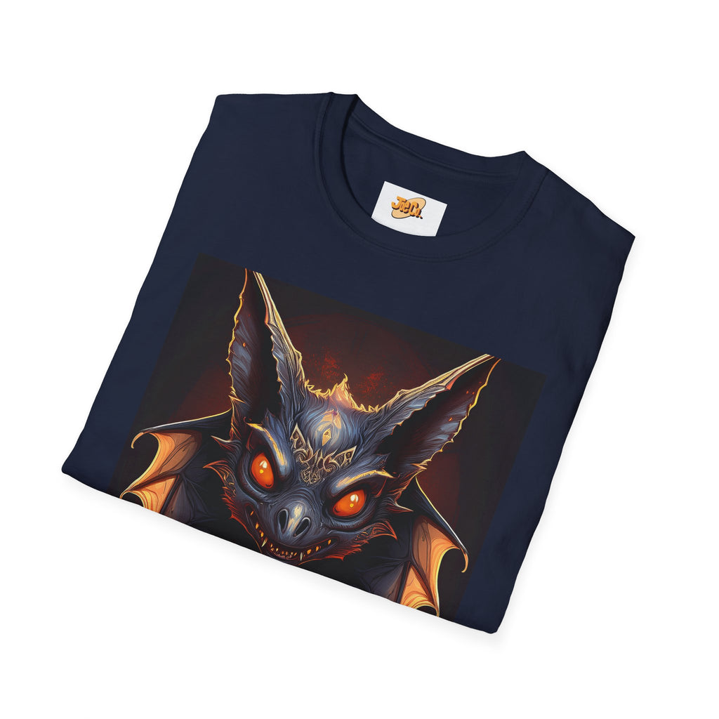 Demonic Bat Illustration T-Shirt