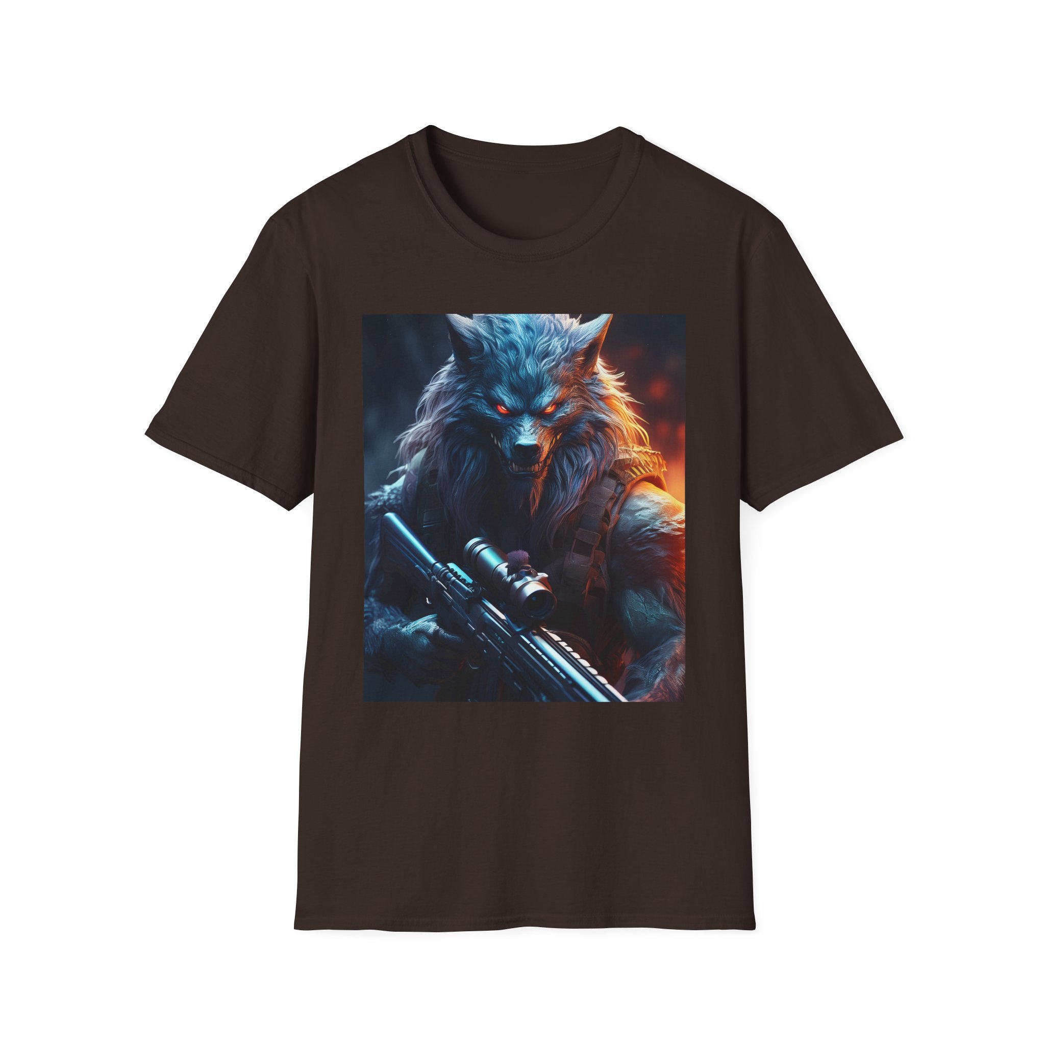 Wolf Sniper T-Shirt — Tactical Werewolf Gaming Tee