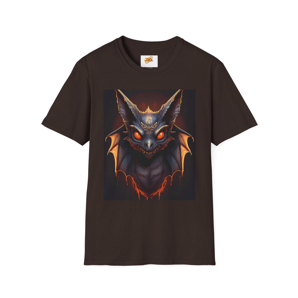 Demonic Bat Illustration T-Shirt
