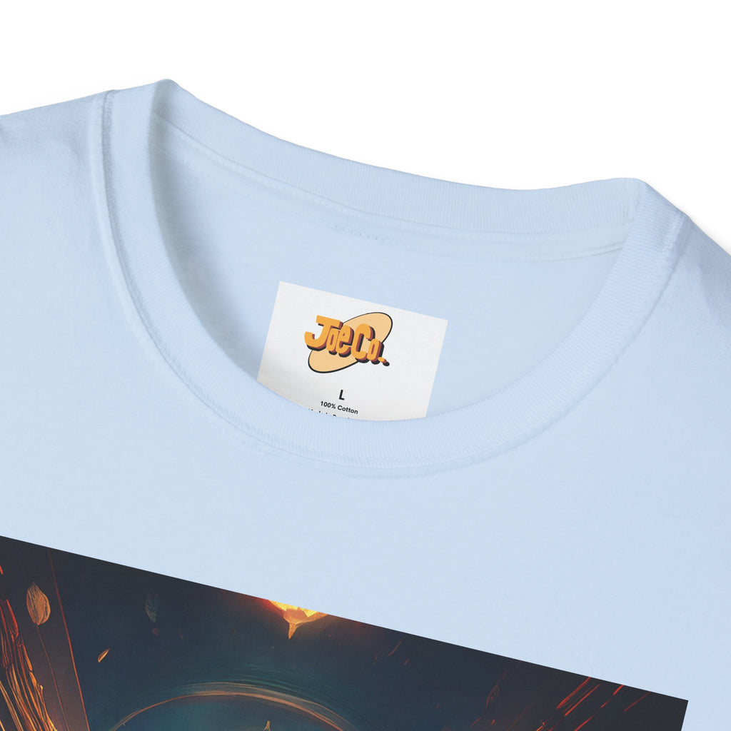 Cyberpunk Alley T-Shirt — Neon Futuristic Street Scene