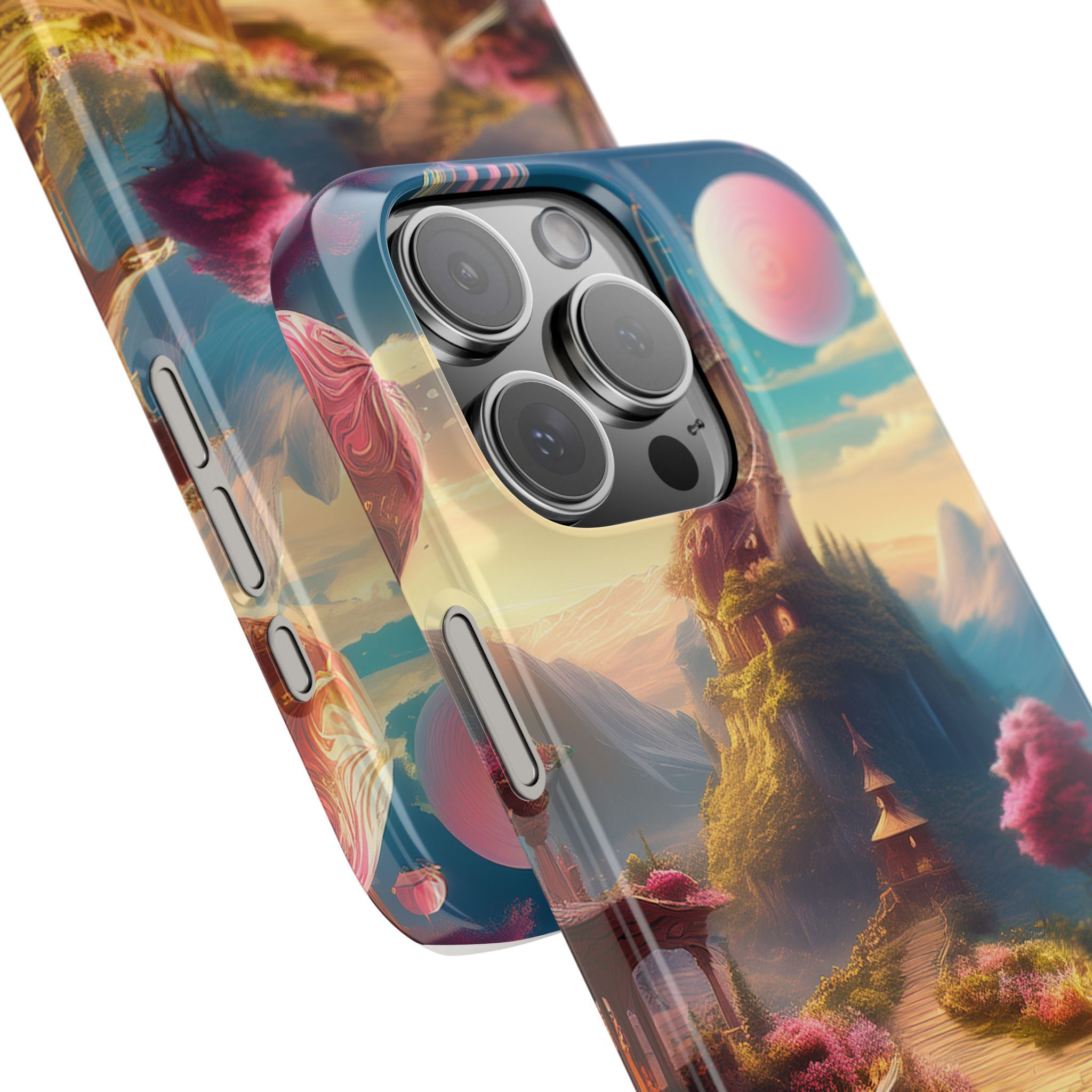 Slim Phone Case — Fantasy Castle Path Scenic iPhone Case