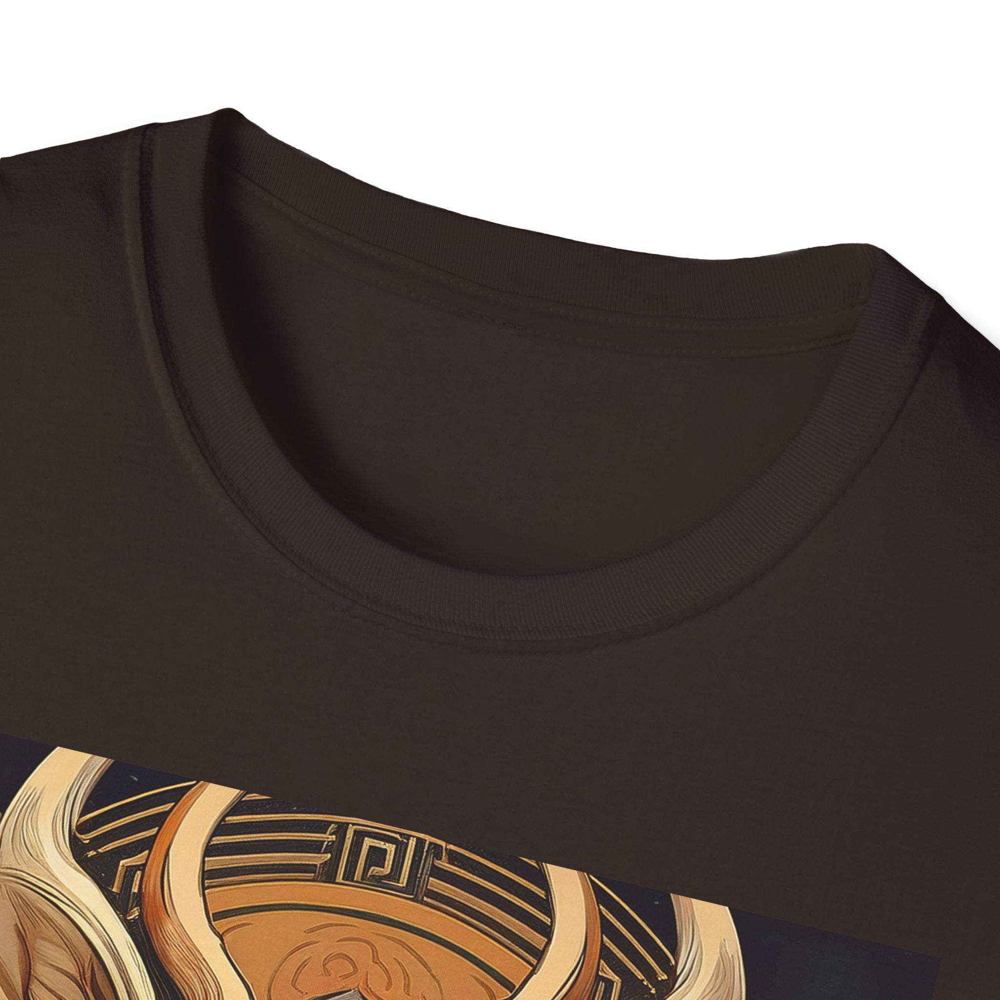 Mythic Ram Graphic T-Shirt — Ornate Zodiac/Leo-Inspired Art