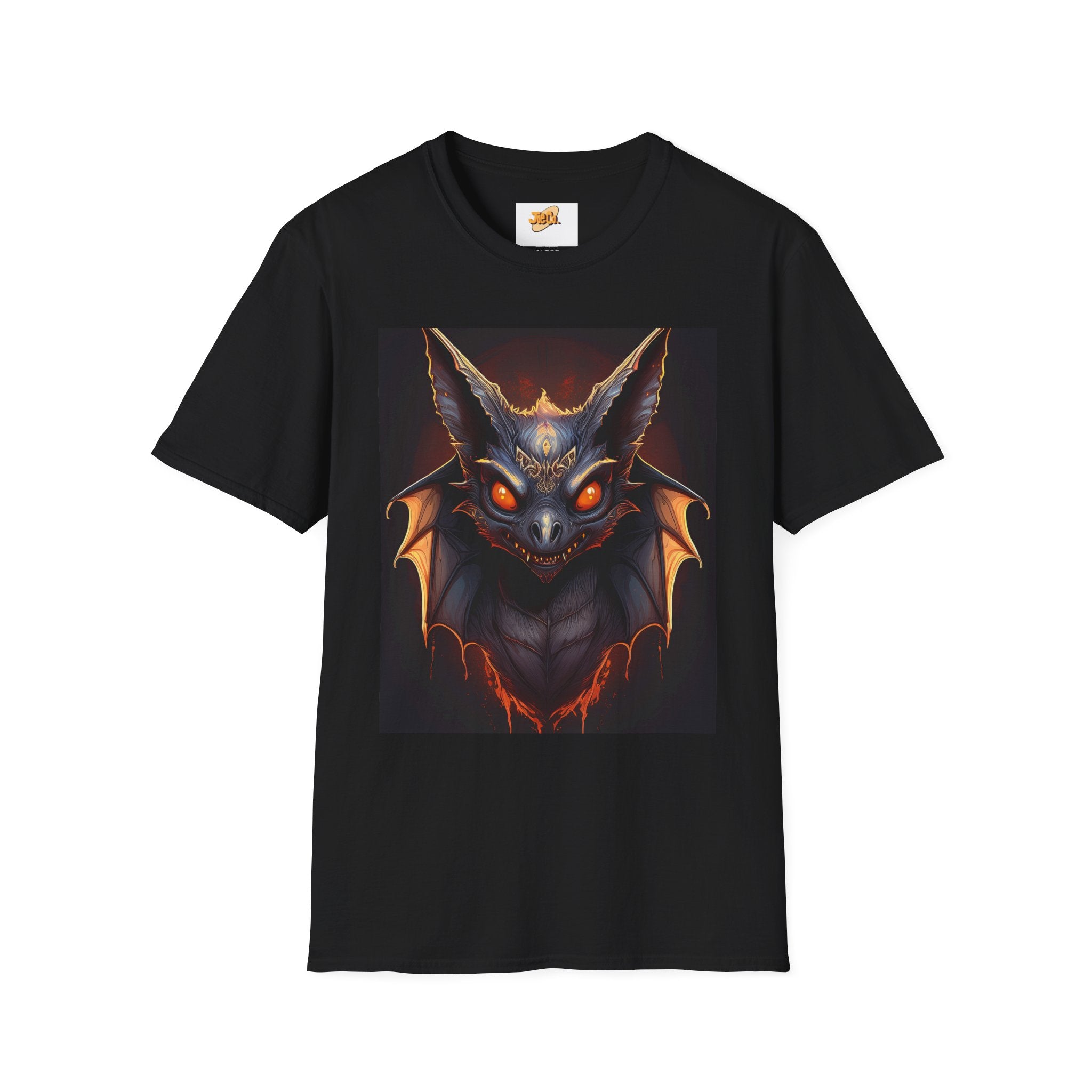 Demonic Bat Illustration T-Shirt