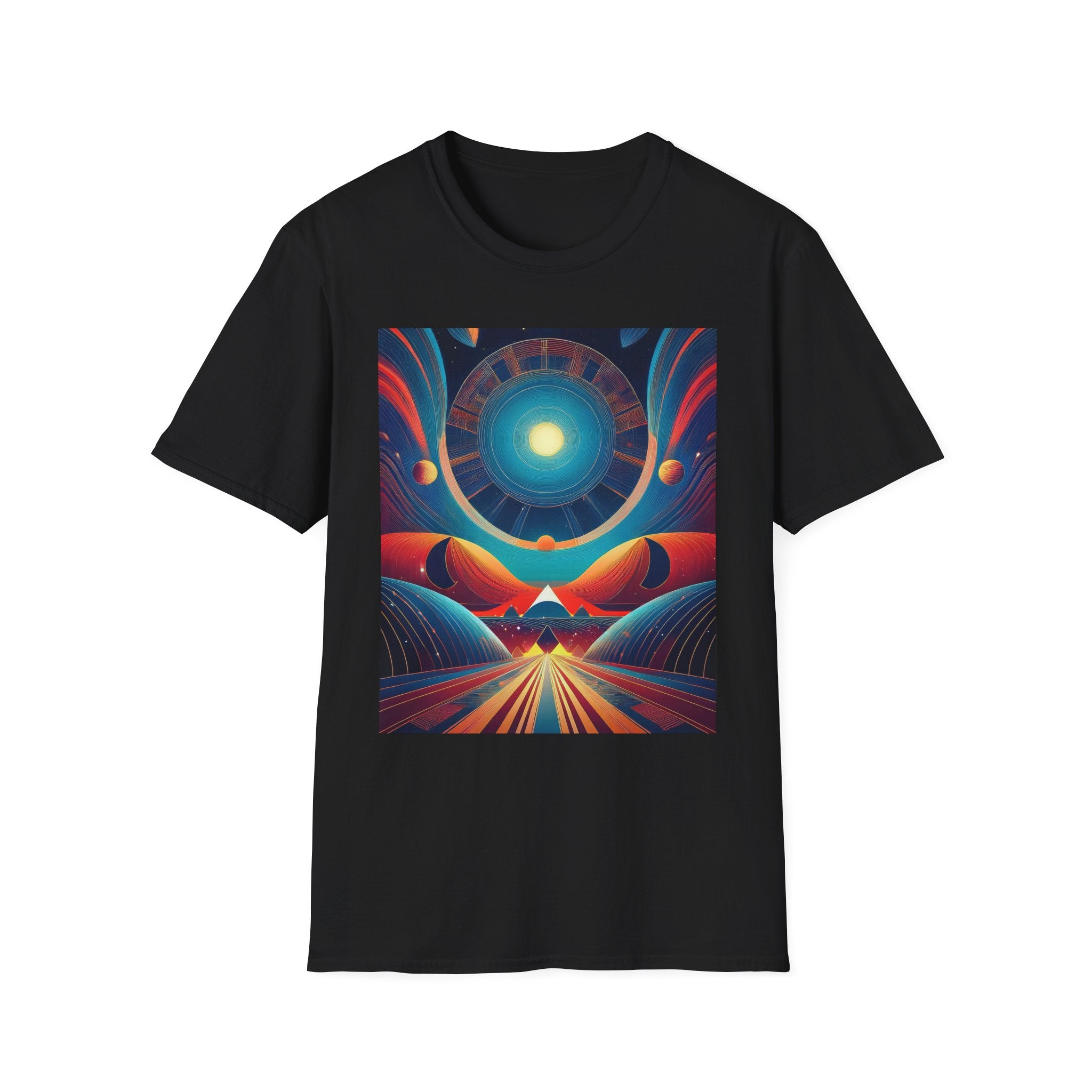 Psychedelic Cosmic Sunset T-Shirt