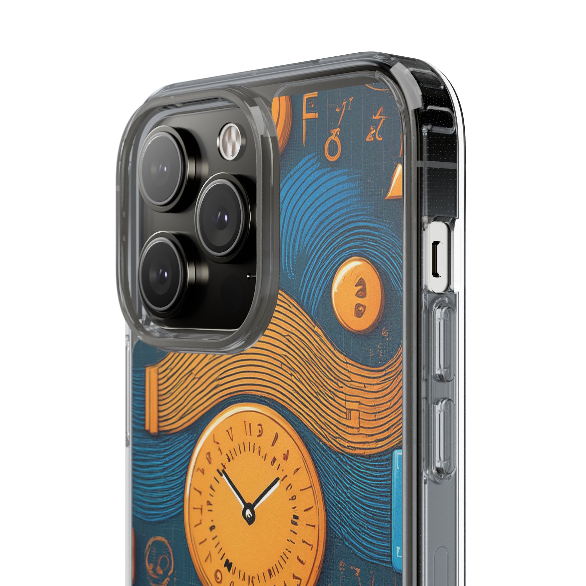 Clear Case — Abstract Clockwork Design Phone Case