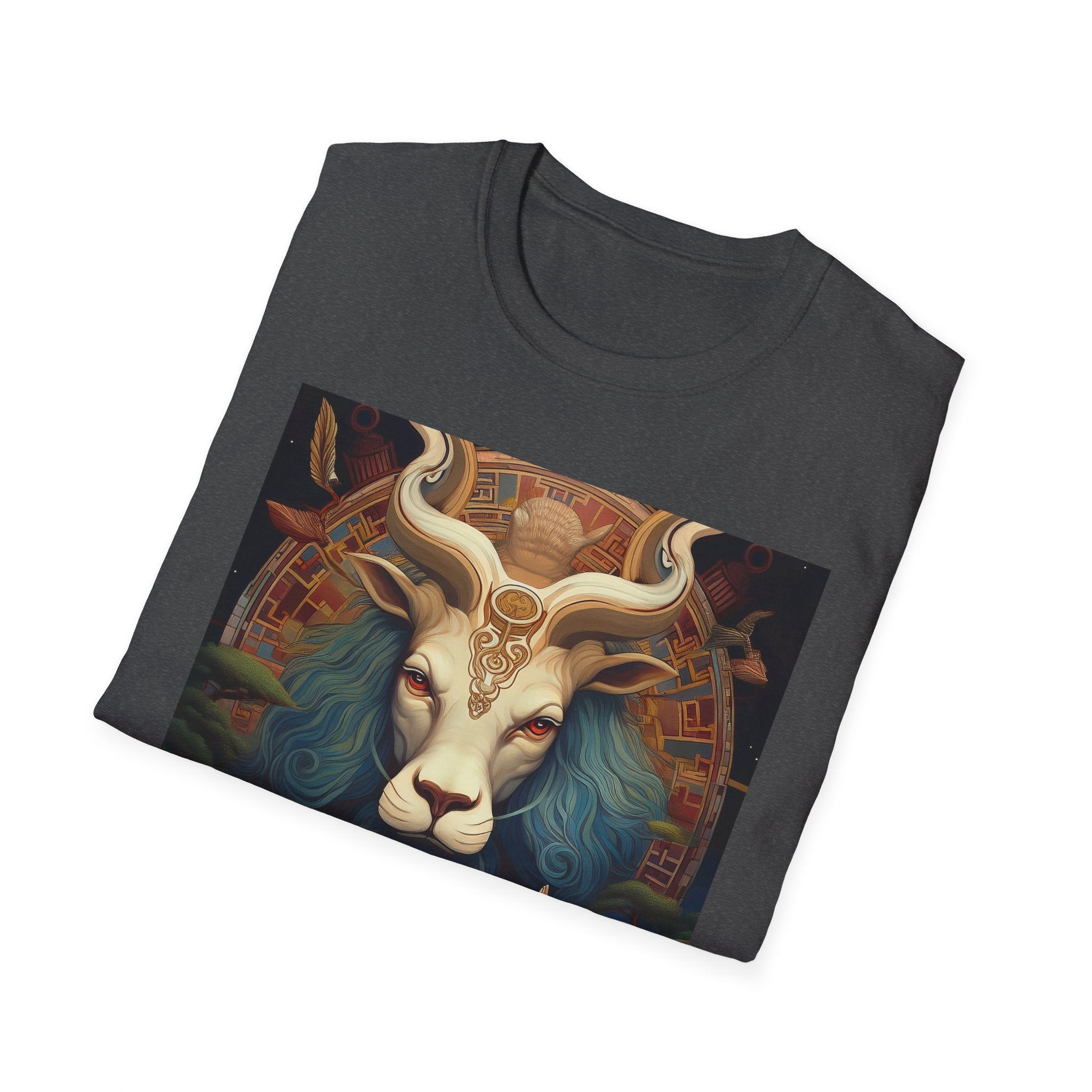 Mythic Beast T-Shirt — Vintage Lion, Ram & Fox Art Tee
