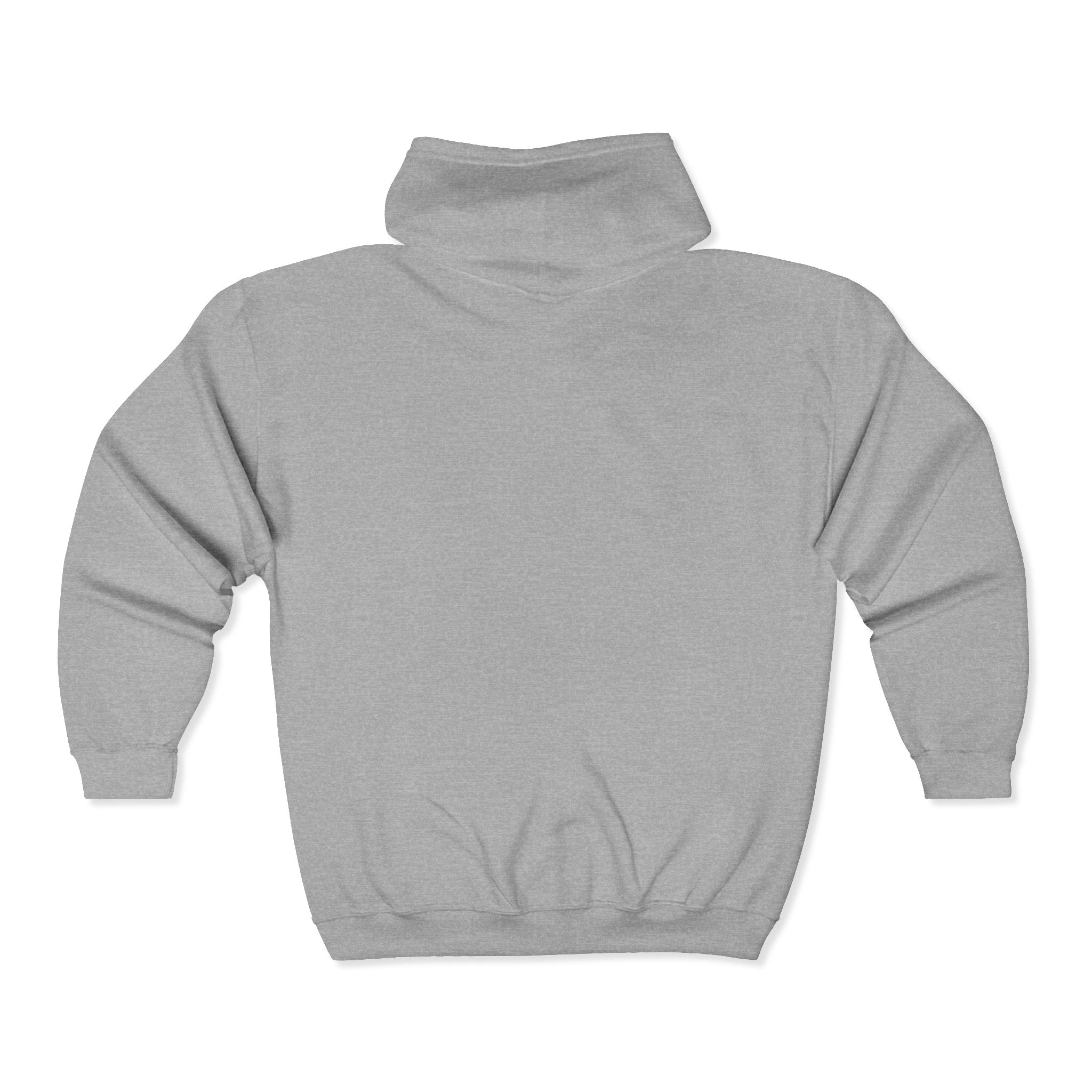 Swirl Prism Zip Hoodie — Vibrant Abstract Spiral Full-Zip Sweatshirt