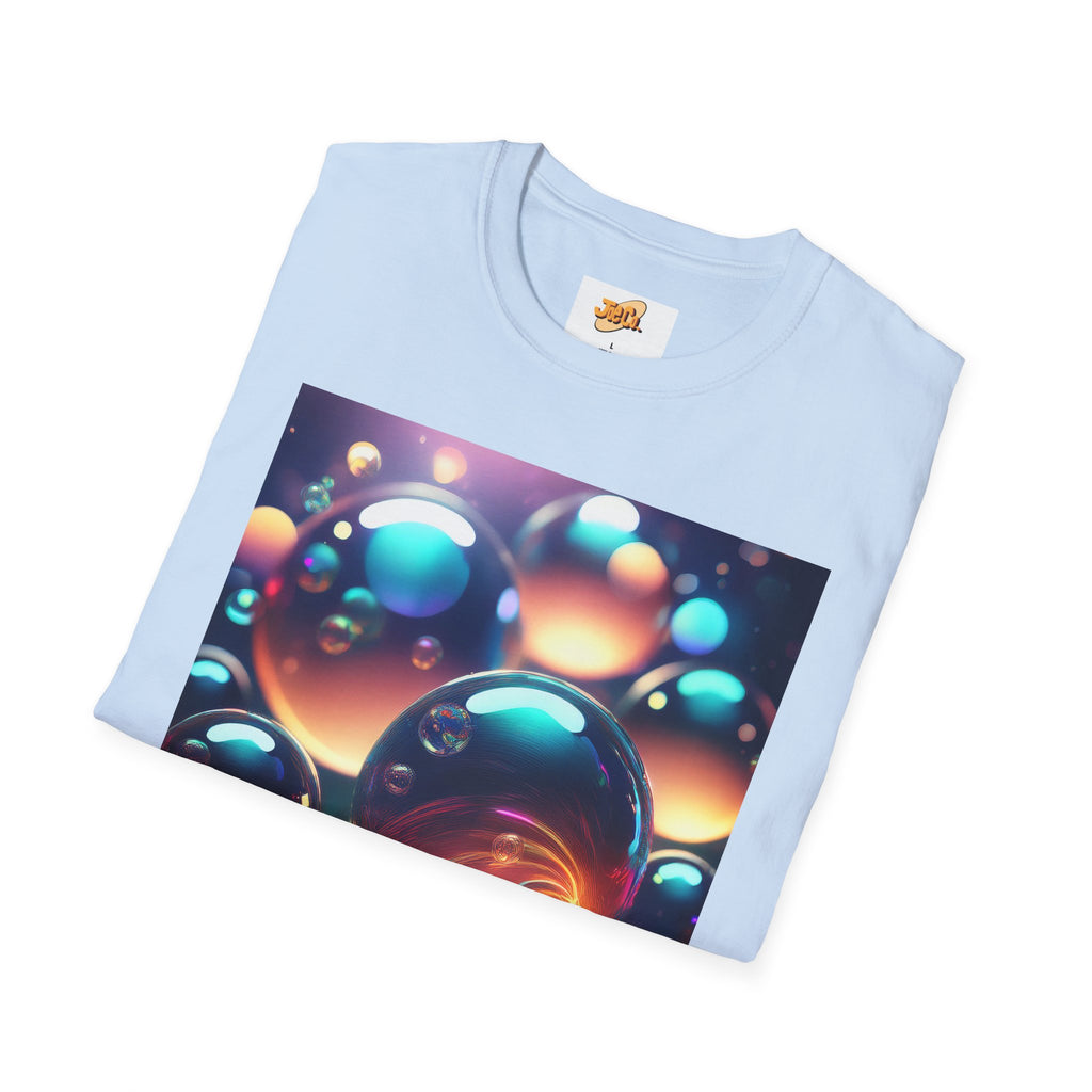 Bubble Galaxy T-Shirt — Colorful 3D Bubble Art Tee