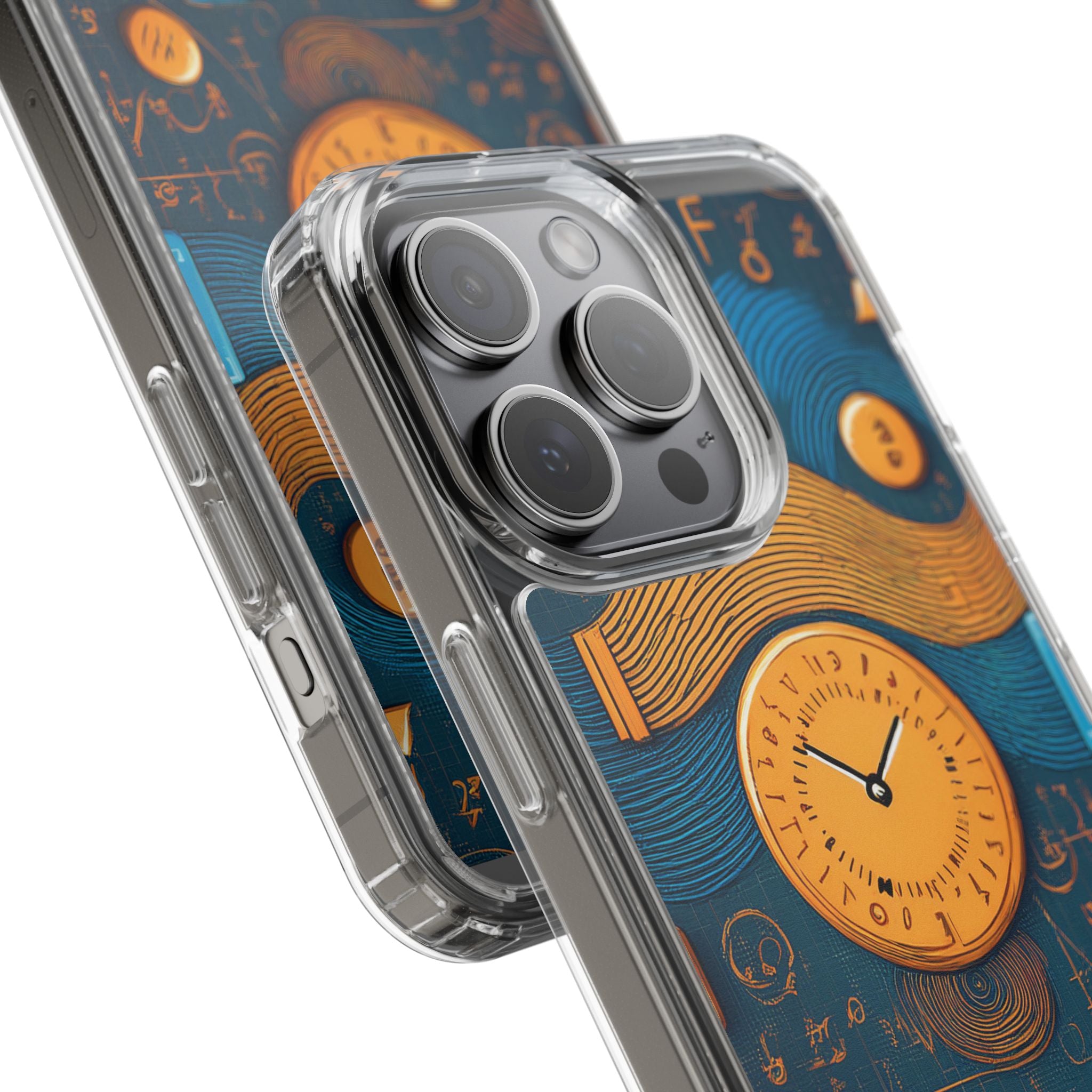 Clear Case — Abstract Clockwork Design Phone Case