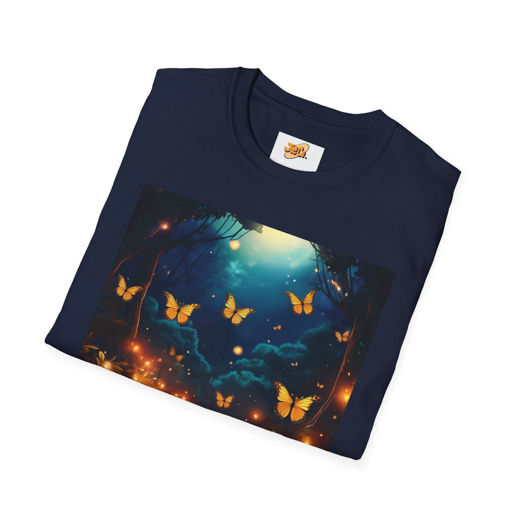Butterfly Night T-Shirt — Enchanted Forest Glow Tee