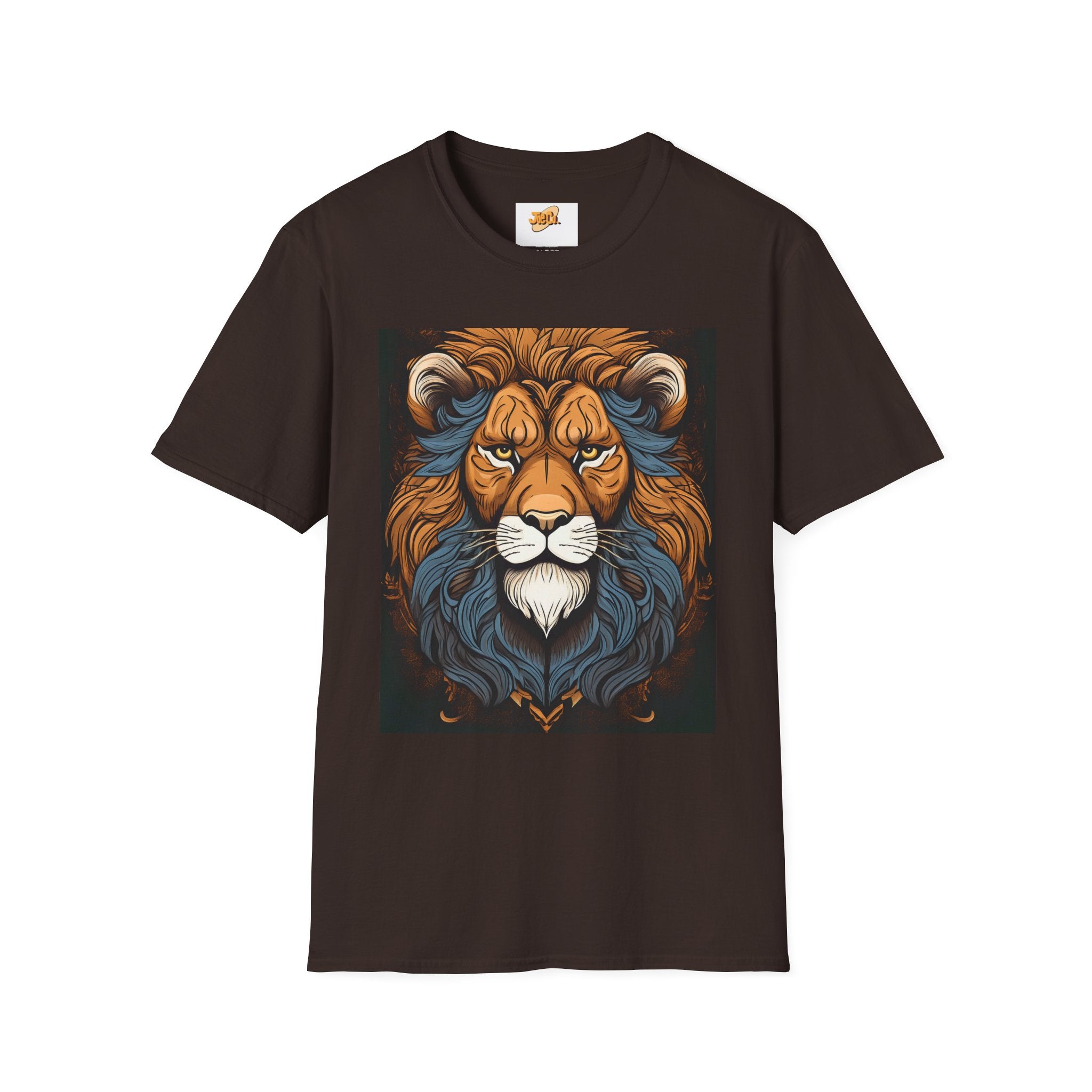 Majestic Lion Graphic T-Shirt — Bold Vintage Mane Artwork