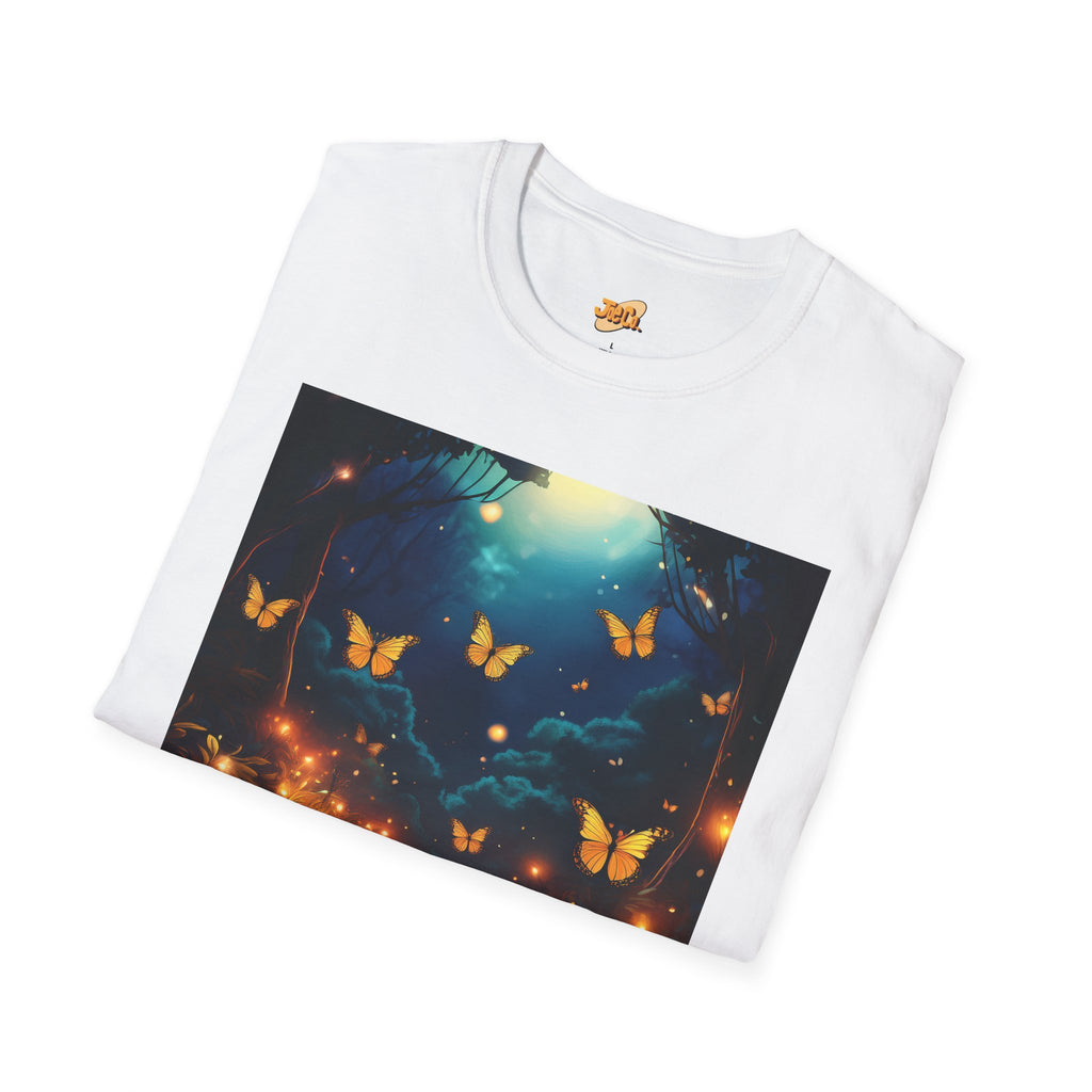 Butterfly Night T-Shirt — Enchanted Forest Glow Tee
