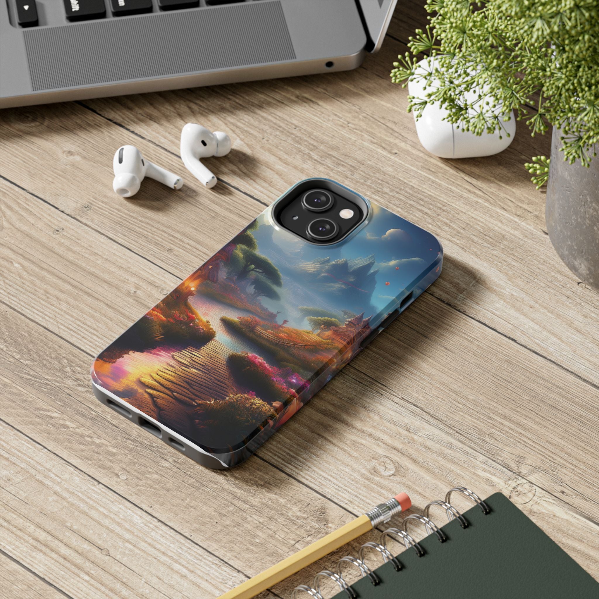 Tough Phone Case — Enchanted Pathway Fantasy Landscape