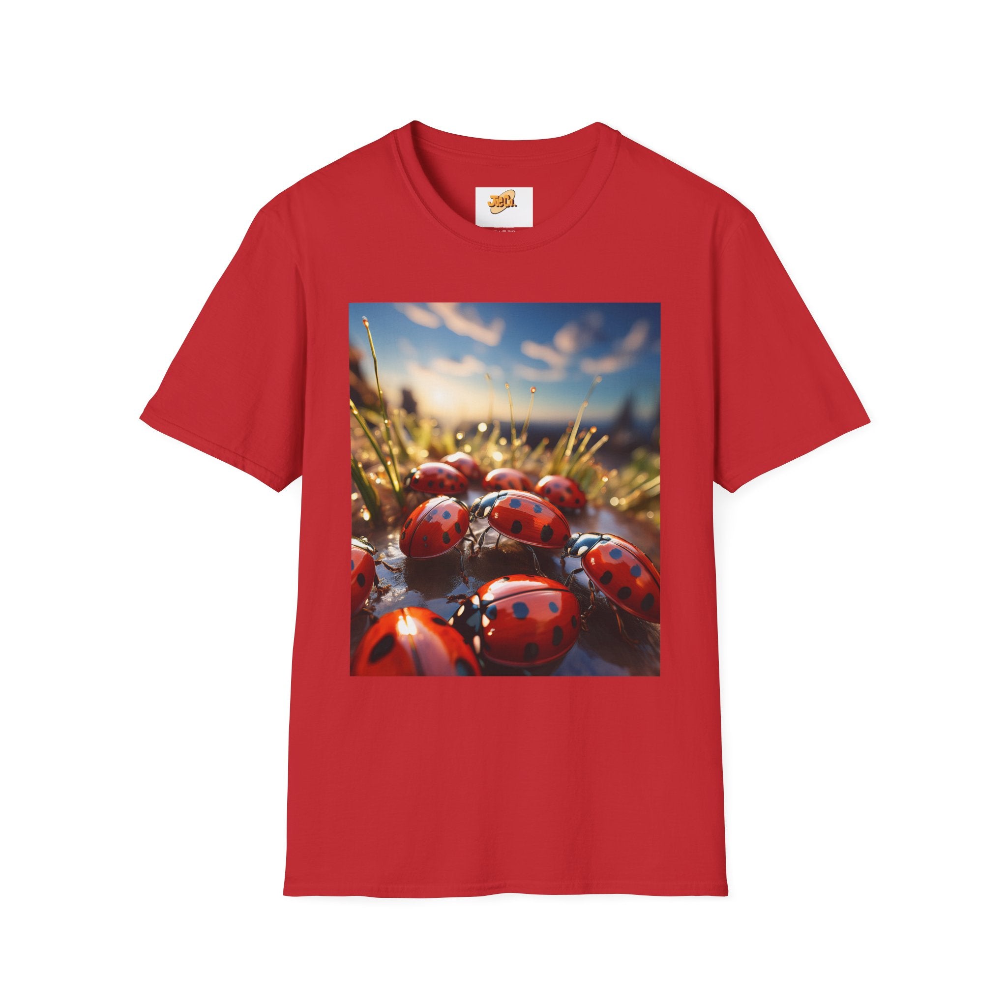 Ladybug Photo T-Shirt — Charming Nature Graphic Tee