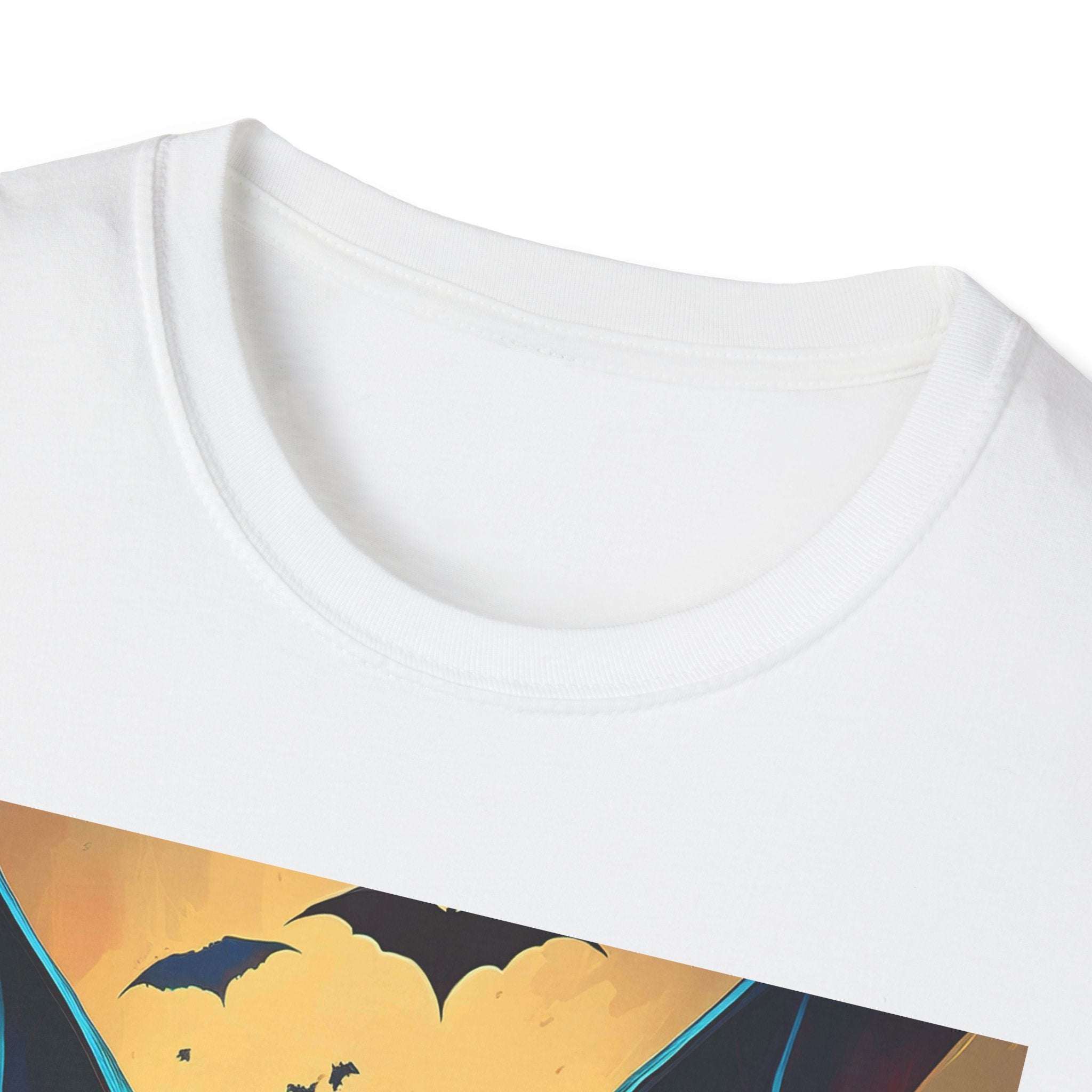 Halloween Bat Nightmare T-Shirt — Fiery Demon Bat Graphic Tee