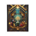 Velveteen Plush Blanket — Mystical Astrarium Tapestry Design