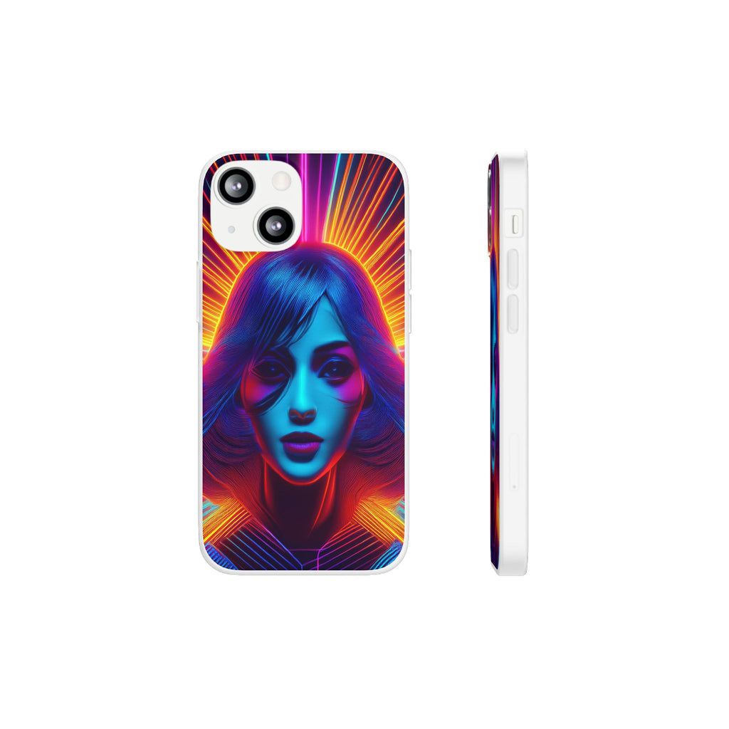 Phone Case — Neon Retro Portrait Mandala